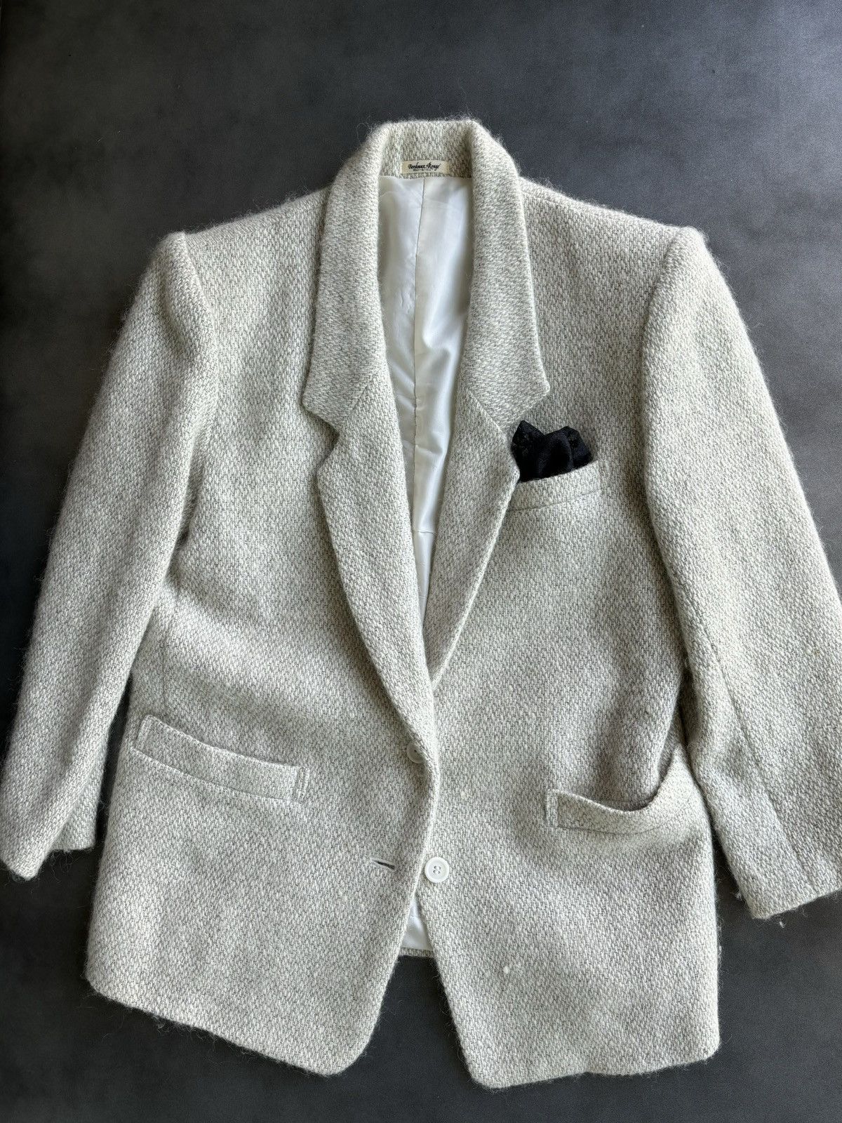 Japanese Brand × Vintage Vintage Bordeaux Rouge Blazer Japan Wool Mohair Sports Coat Size XS / US 0-2 / IT 36-38 - 2 Thumbnail