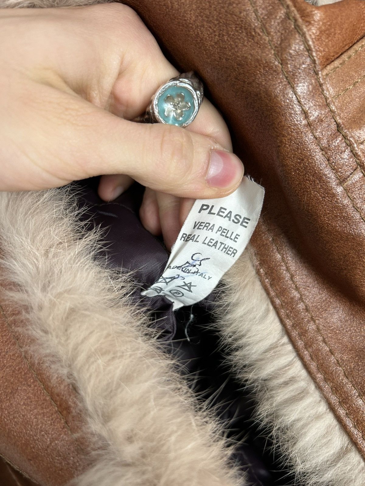 Genuine Leather Vintage Genuine Leather Jacket Avant Garde Grunge Punk Size L / US 10 / IT 46 - 7 Thumbnail