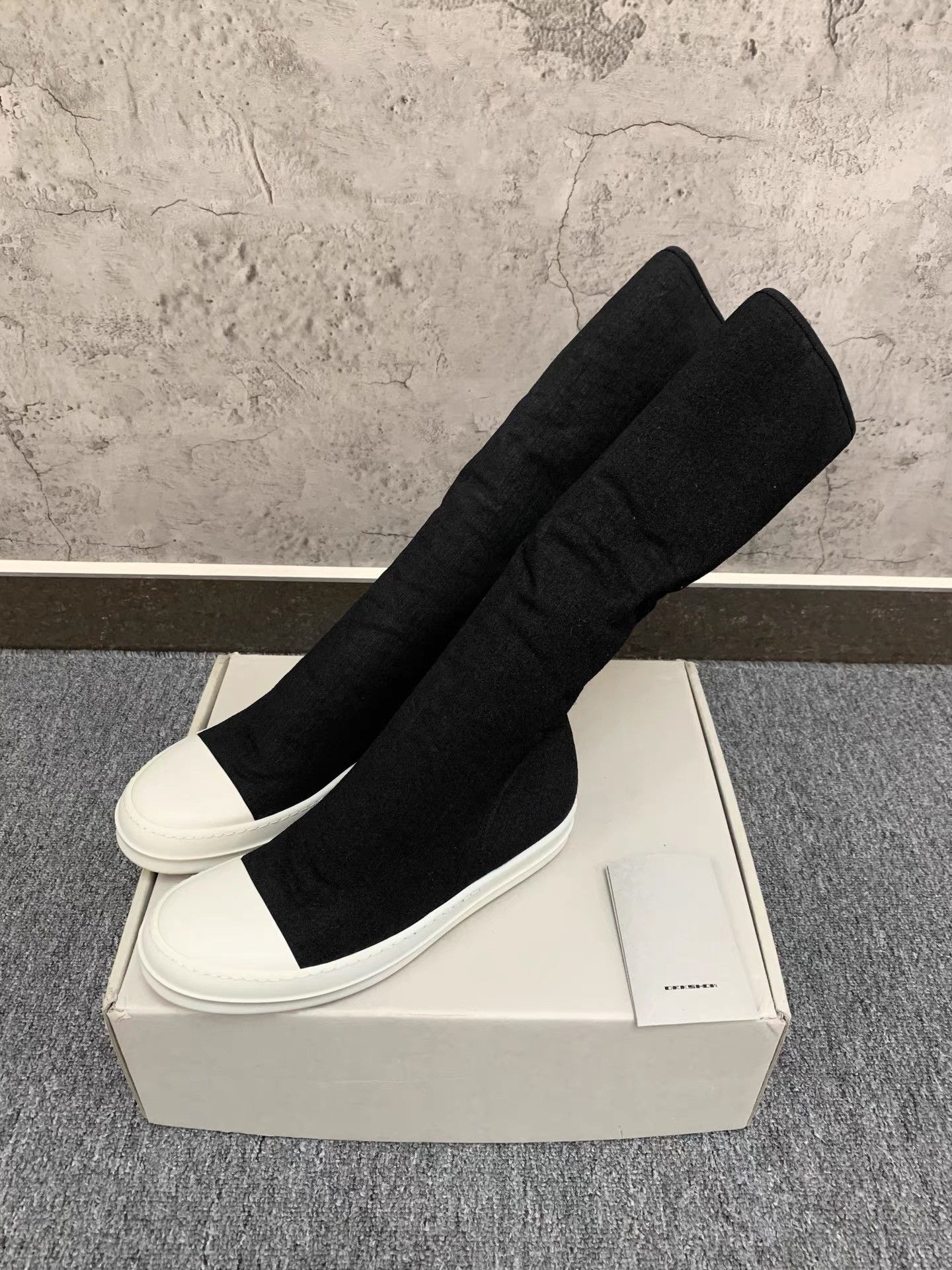 Rick Owens Rick Owens DRKSHDW Waxed Canvas God Boots K34 Size US 7 / EU 40 - 2 Thumbnail