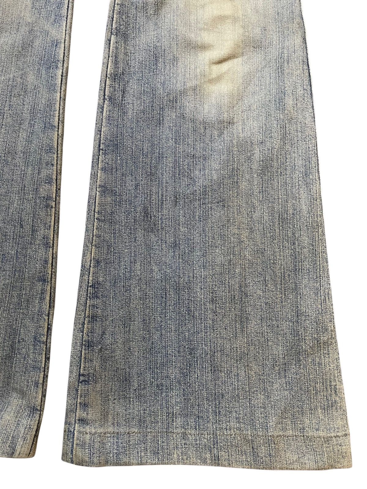 If Six Was Nine Vintage Japanese Brand Blue Faded Wash Style Flared Jeans Size US 28 / EU 44 - 8 Thumbnail
