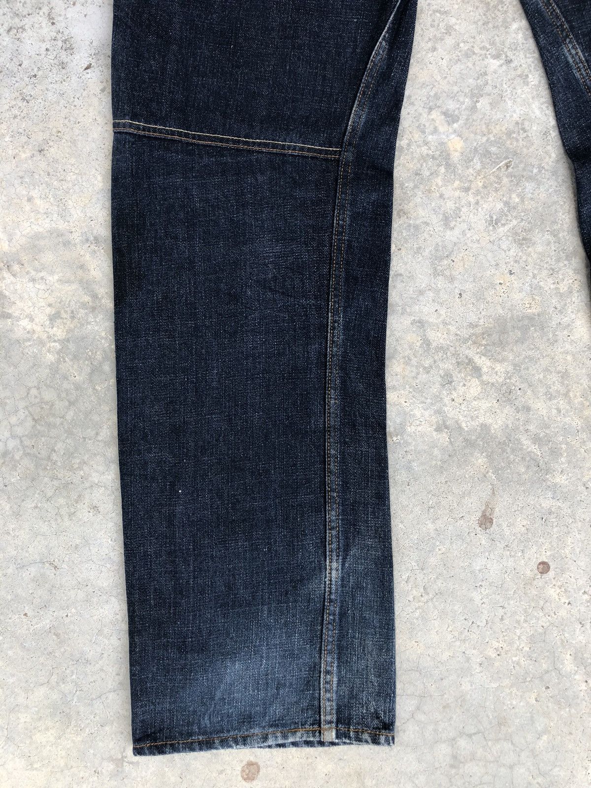 Hysteric Glamour Japanese Dominate Handcrafted Double Waist Distressed Jeans Size US 33 - 11 Thumbnail