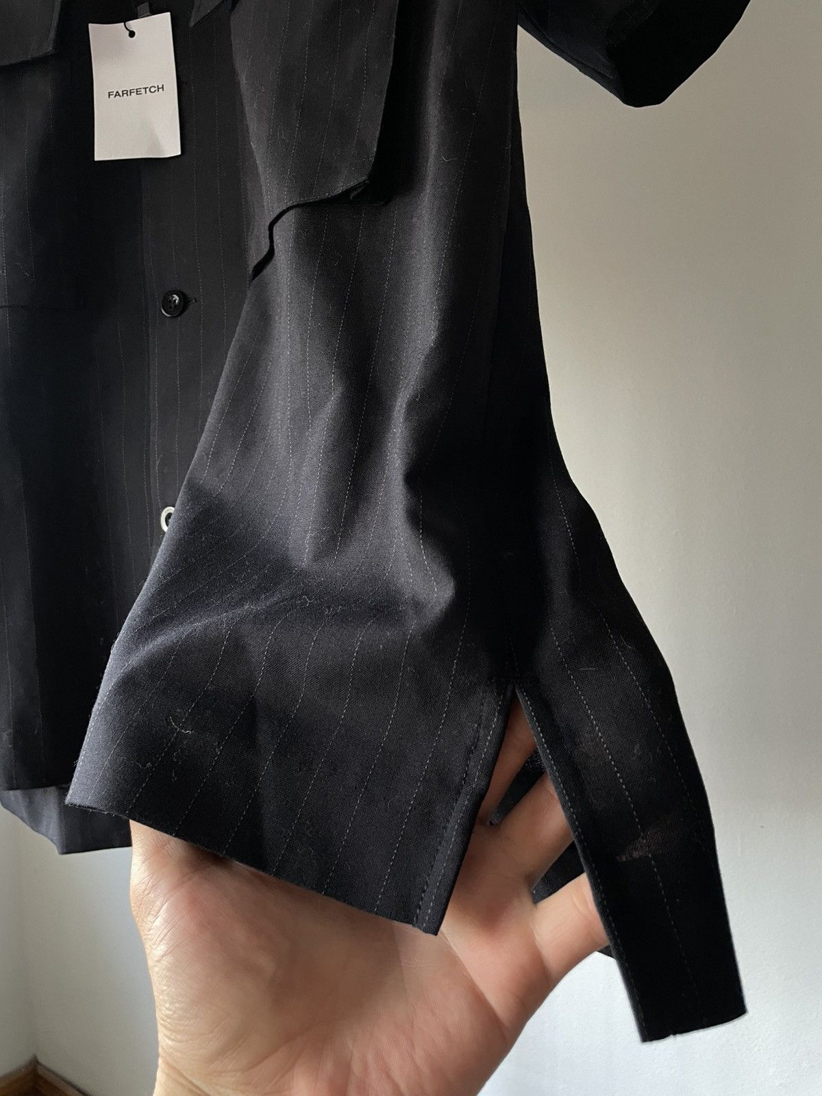Sacai SACAI CHALK STRIPE SHIRT Size US L / EU 52-54 / 3 - 14 Thumbnail