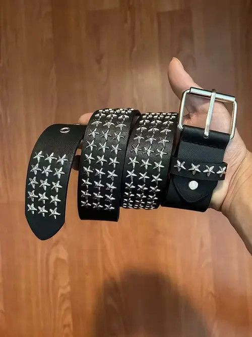 American Edition × Handmade × Japanese Brand Belts Rivet Star Studded Belt Size ONE SIZE - 1 Thumbnail