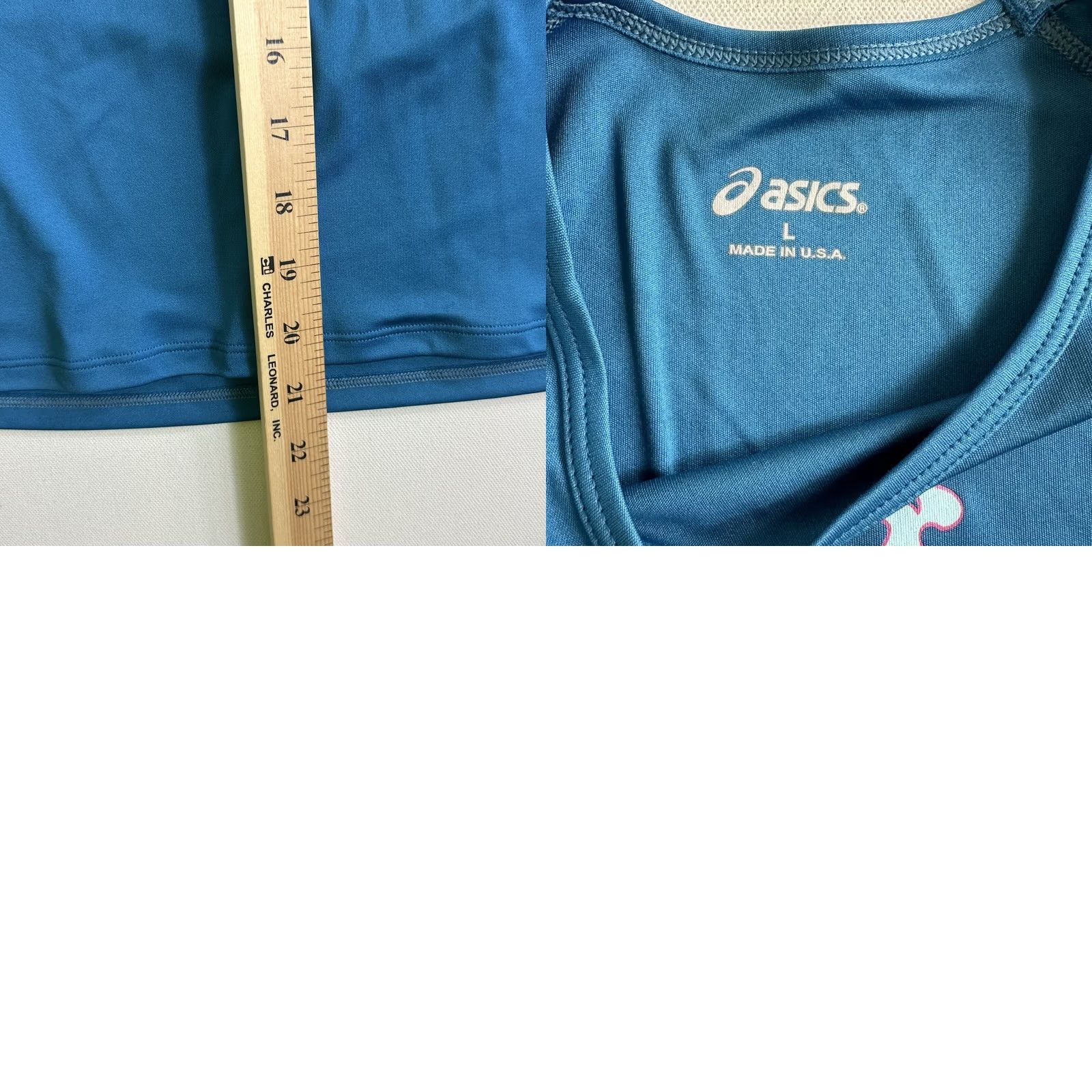 Asics ASICS Womens Short Sleeve Running T Shirt Light Blue Large UPF 50+ Active Train Shirt Women Size L / US 10 / IT 46 - 8 Thumbnail