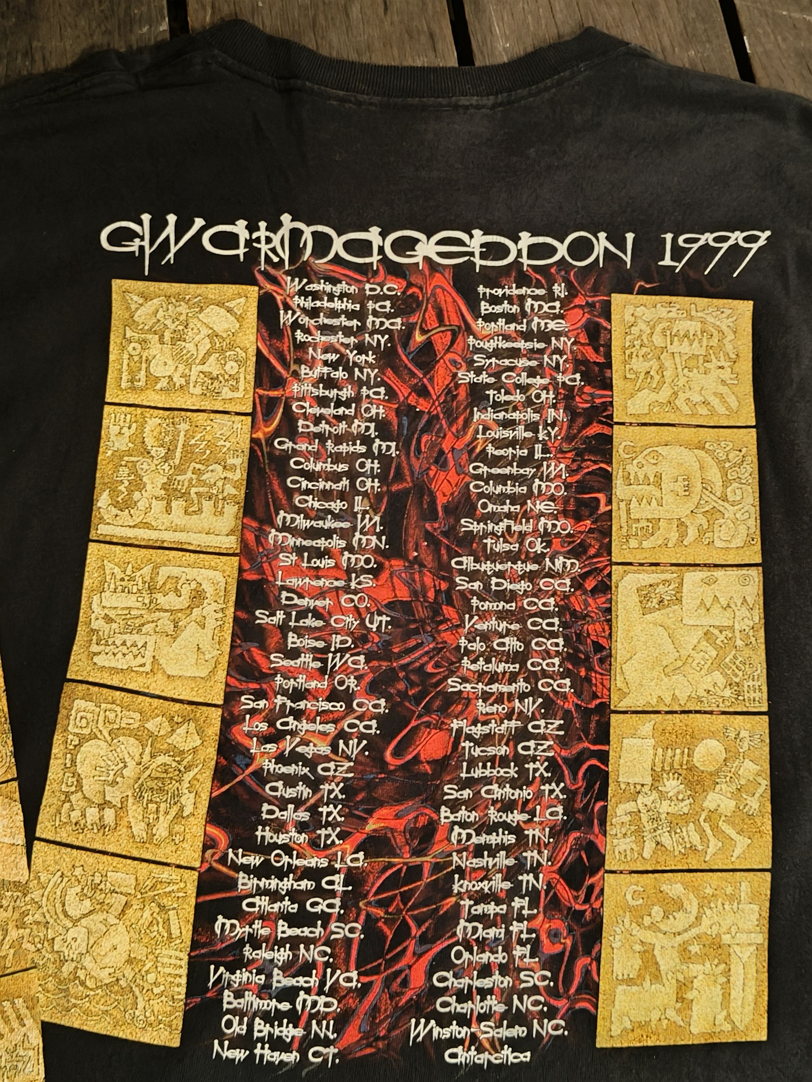 Band Tees Vintage 90s Gwar (Armageddon tour 1999) Ls shirt Size US L / EU 52-54 / 3 - 7 Thumbnail