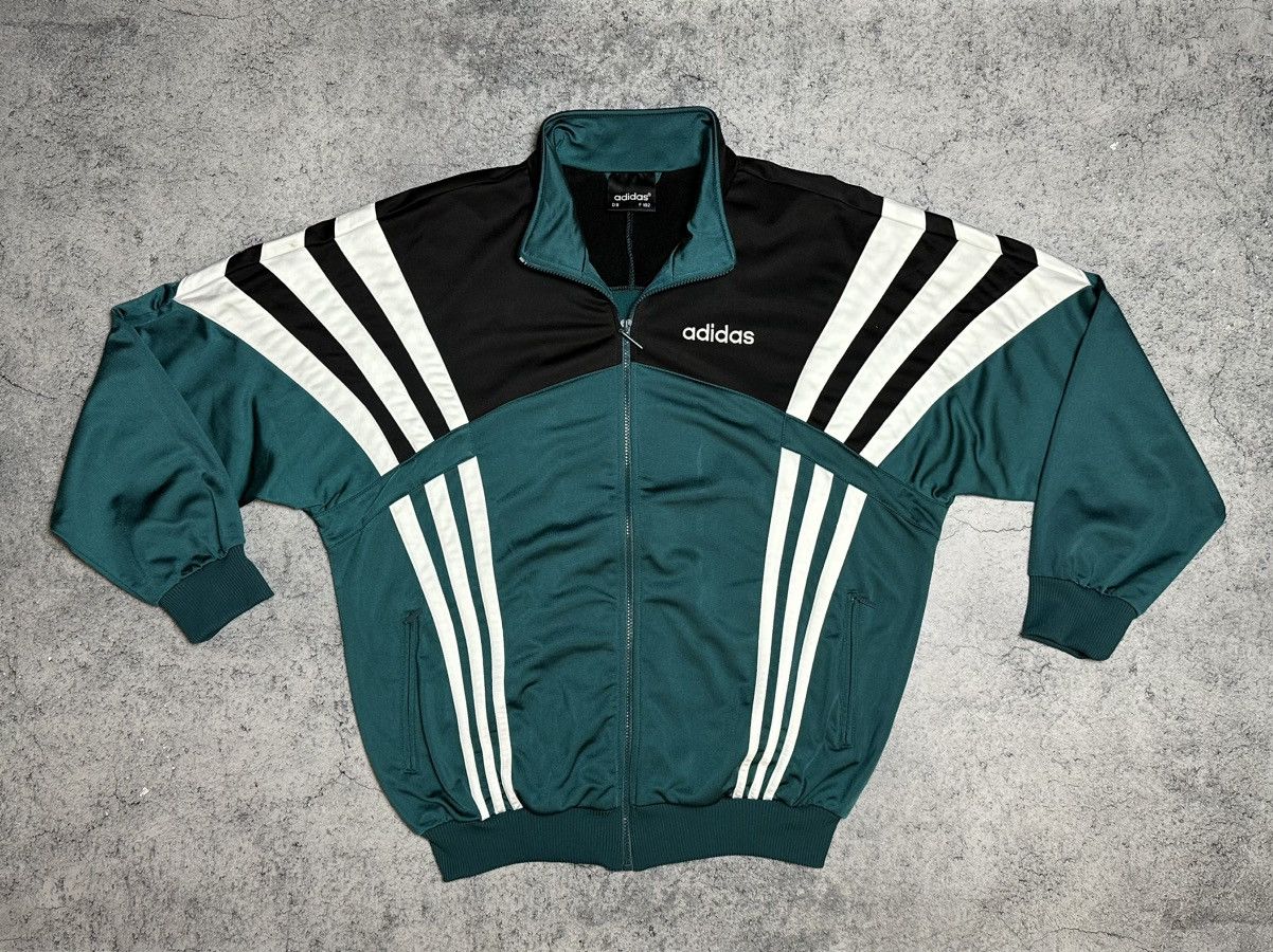 Adidas Vintage Adidas Tracksuit Set Jacket + Pants Size US L / EU 52-54 / 3 - 3 Thumbnail