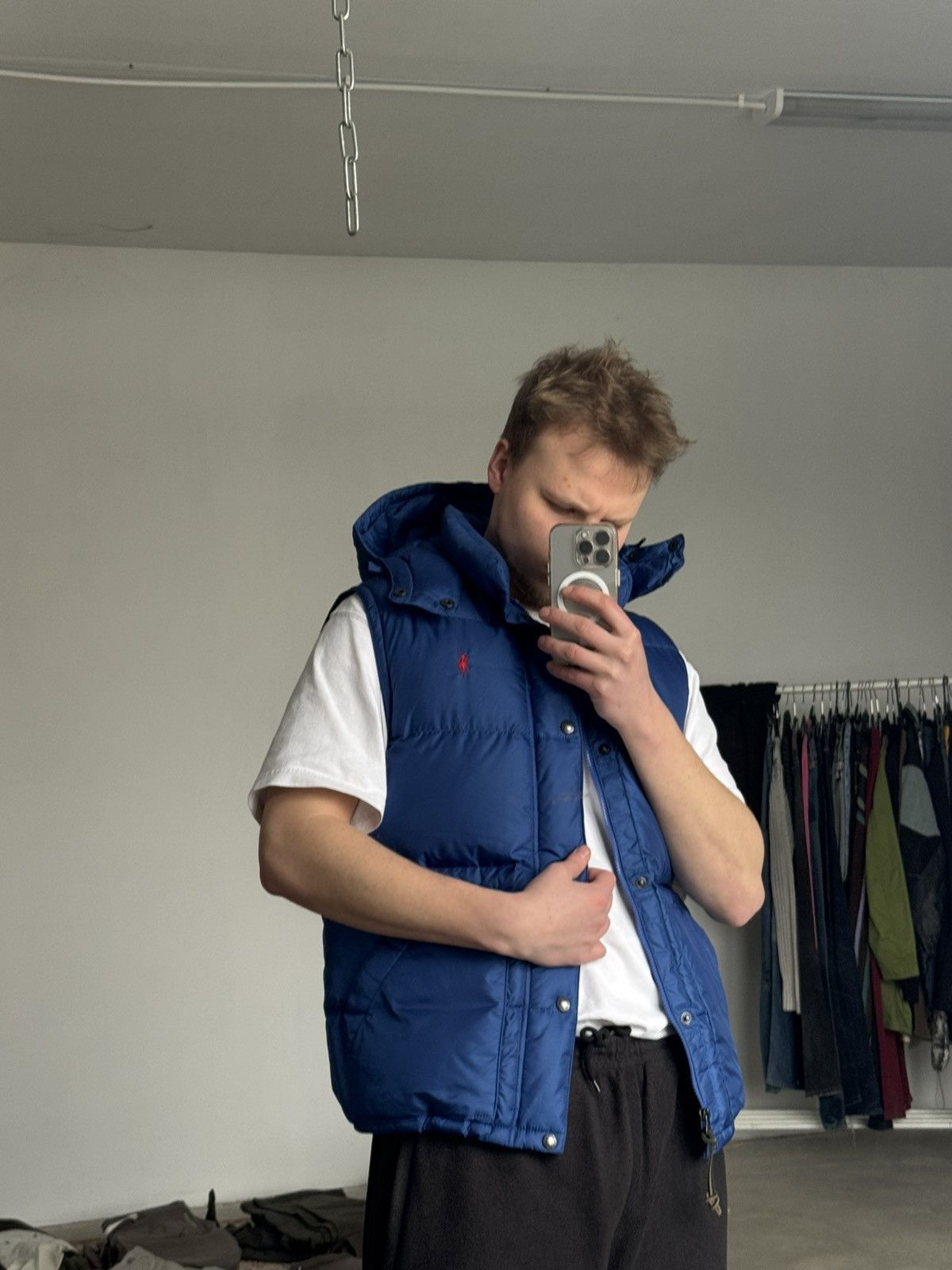 Polo Ralph Lauren Vintage Polo Ralph Lauren Blue Vest Size US S / EU 44-46 / 1 - 12 Thumbnail