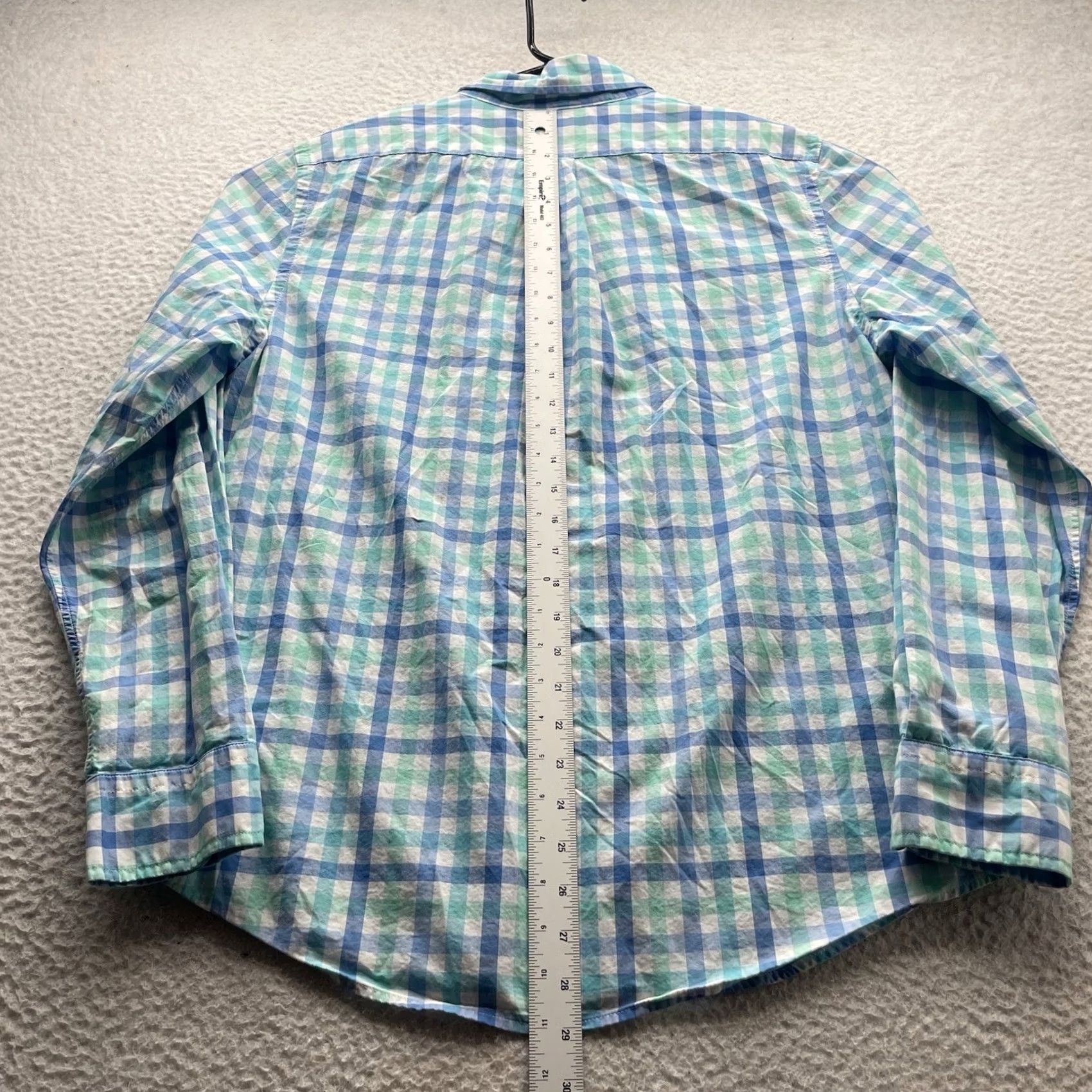 Vineyard Vines Vineyard Vines Tucker Shirt Mens M Slim Fit Plaid Green Blue Check Button-Up Shirt Size US M / EU 48-50 / 2 - 6 Thumbnail