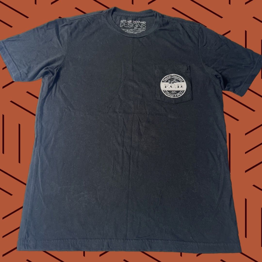 Patagonia VINTAGE Fletcher Chouinard Designs 97 FCD Pocket Shirt S Mens Black Cotton Knit Logo Graphic Surfer USA 90s Size US S / EU 44-46 / 1 - 1 Thumbnail