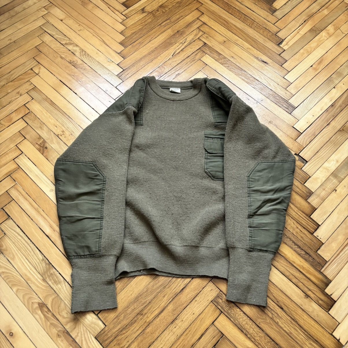 Other Last Drop‼️ Vintage 90’s Army Nylon Pocket Knit Sweater Size US L / EU 52-54 / 3 - 1 Thumbnail