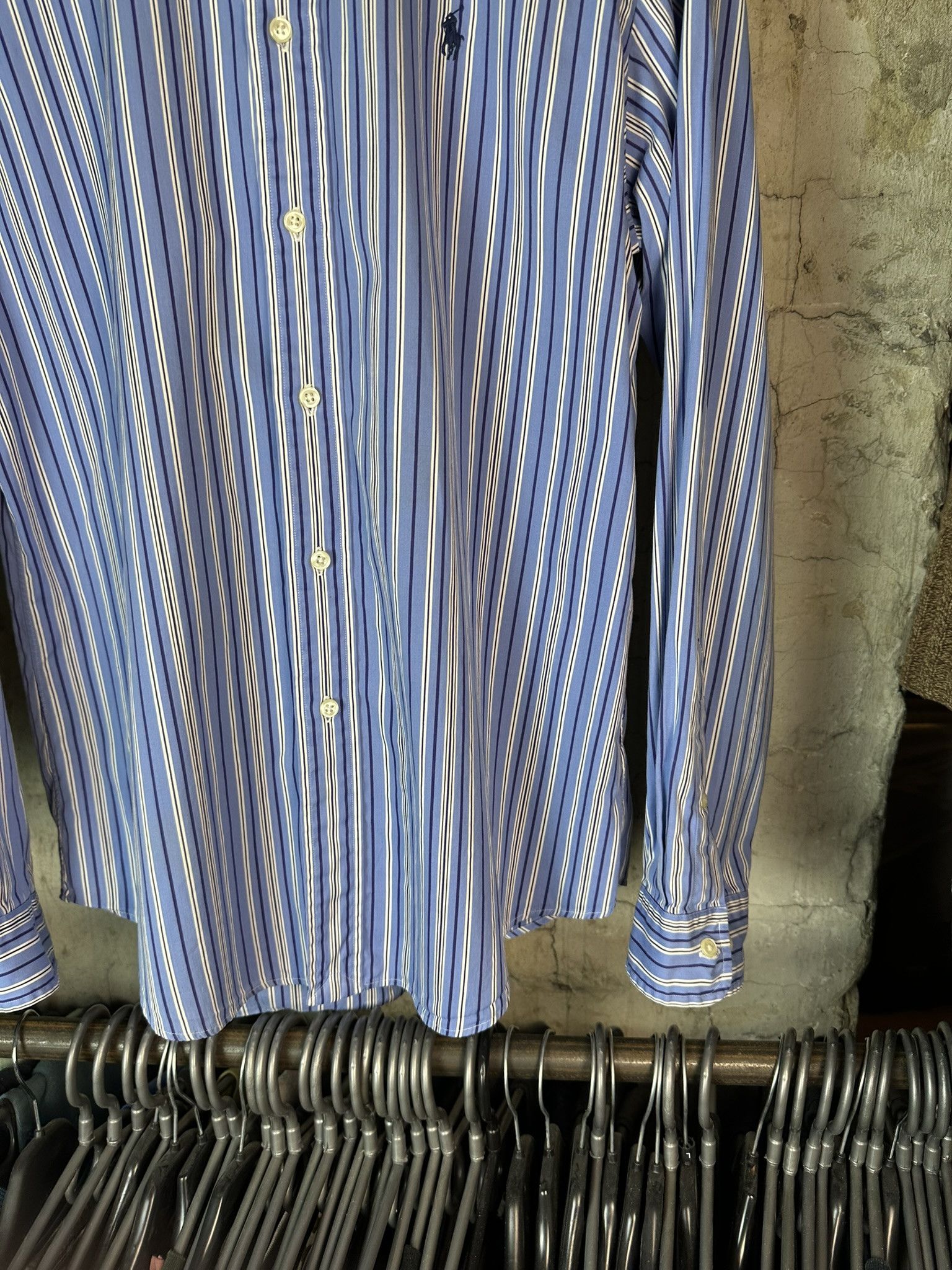 Polo Ralph Lauren Vintage Polo Ralph Lauren Stripped Button Up Shirt Size US XL / EU 56 / 4 - 4 Thumbnail