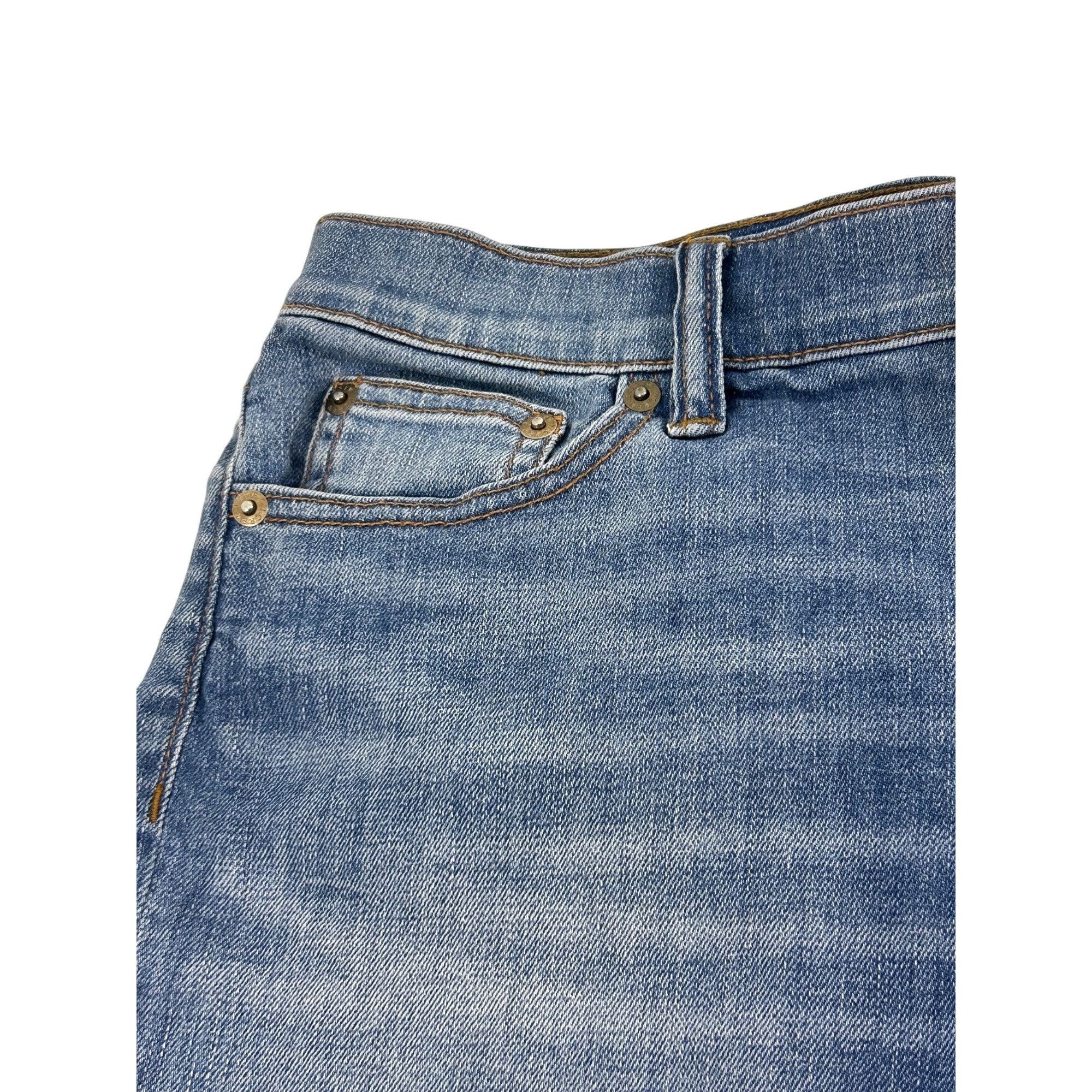 J.Crew J. Crew Indigo Denim Jean Shorts Blue 28 Cut Off Frayed Hem Size 28" / US 6 / IT 42 - 7 Thumbnail