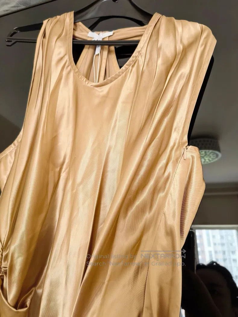 Helmut Lang Helmut Lang size 10 Champagne Gold Long Dress Size L / US 10 / IT 46 - 6 Thumbnail
