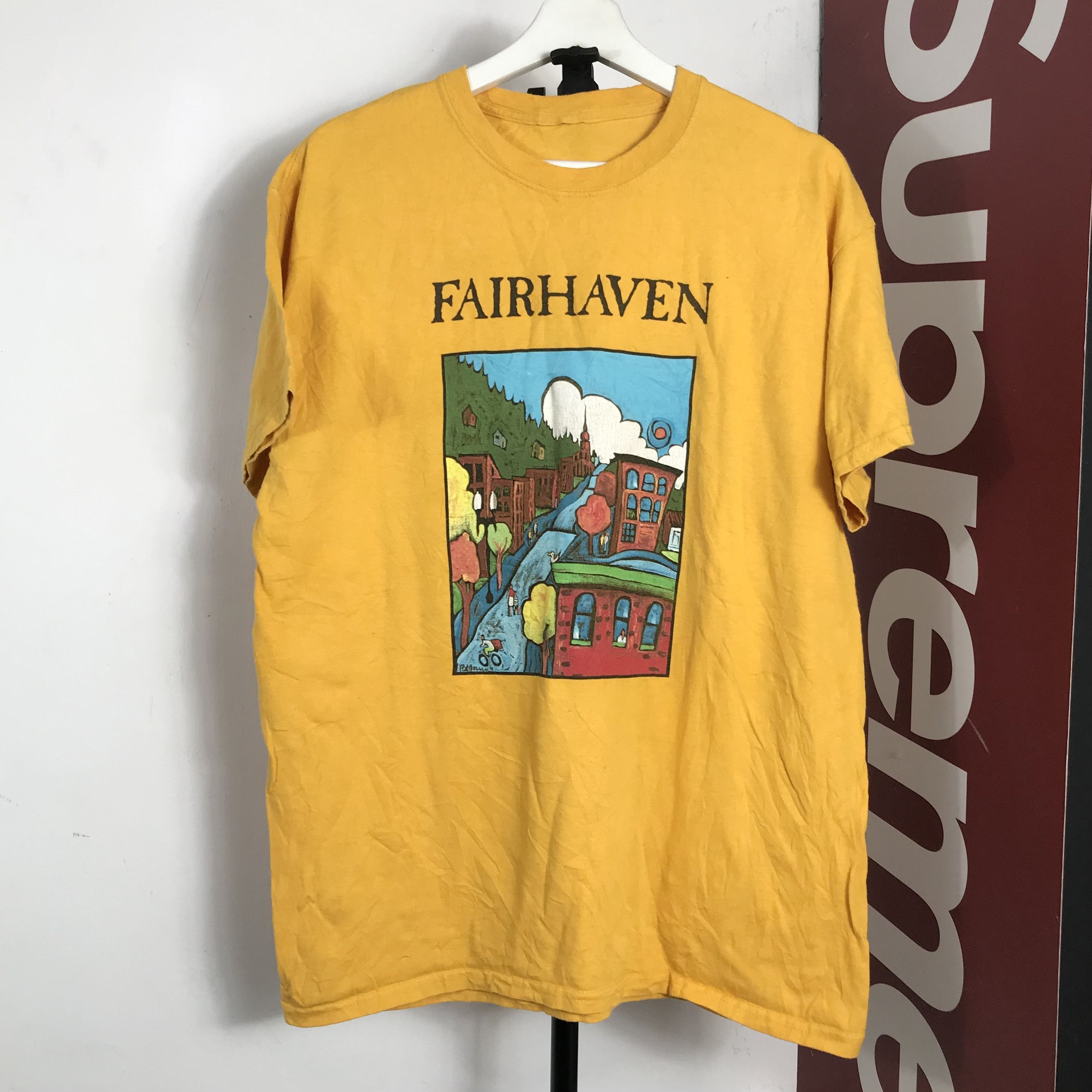 Fruit Of The Loom 90s A history FAIRHAVEN Devil by brian L griffin bellingham Size US L / EU 52-54 / 3 - 1 Thumbnail