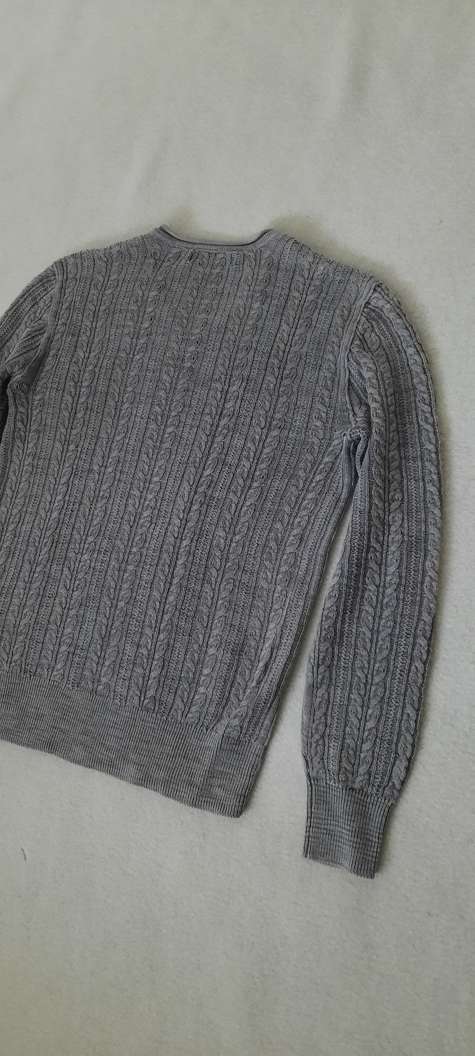 John Varvatos JOHN VARVATOS * U.S.A. Men's Sweater Gray Cotton Linen S Size US S / EU 44-46 / 1 - 4 Thumbnail