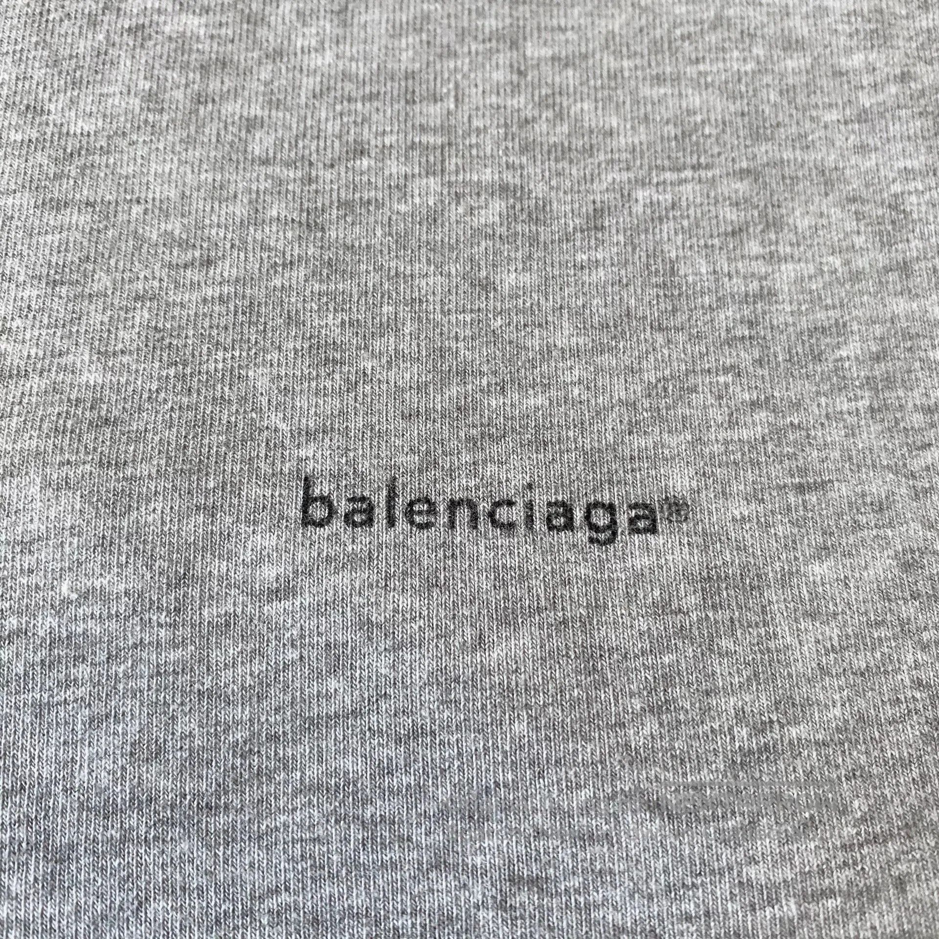 Balenciaga gray logo hooded sweatshirt. Size XS / US 0-2 / IT 36-38 - 3 Thumbnail