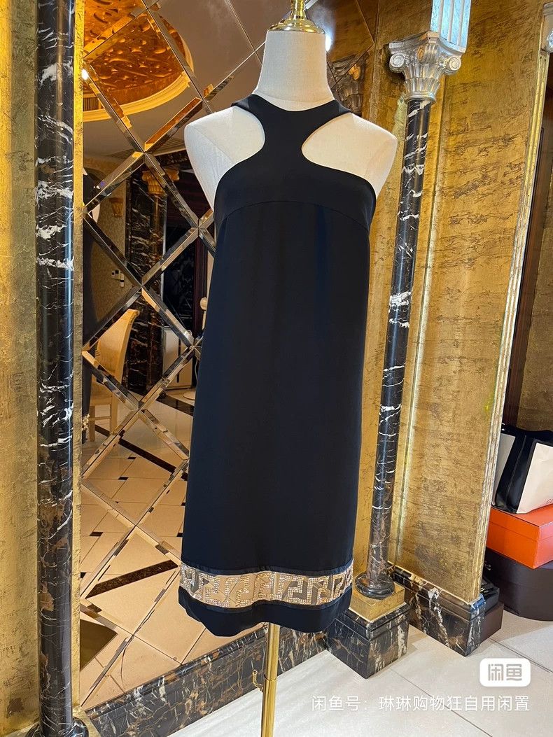 Versace Versace Rhinestone dress dress Size M / US 6-8 / IT 42-44 - 1 Thumbnail