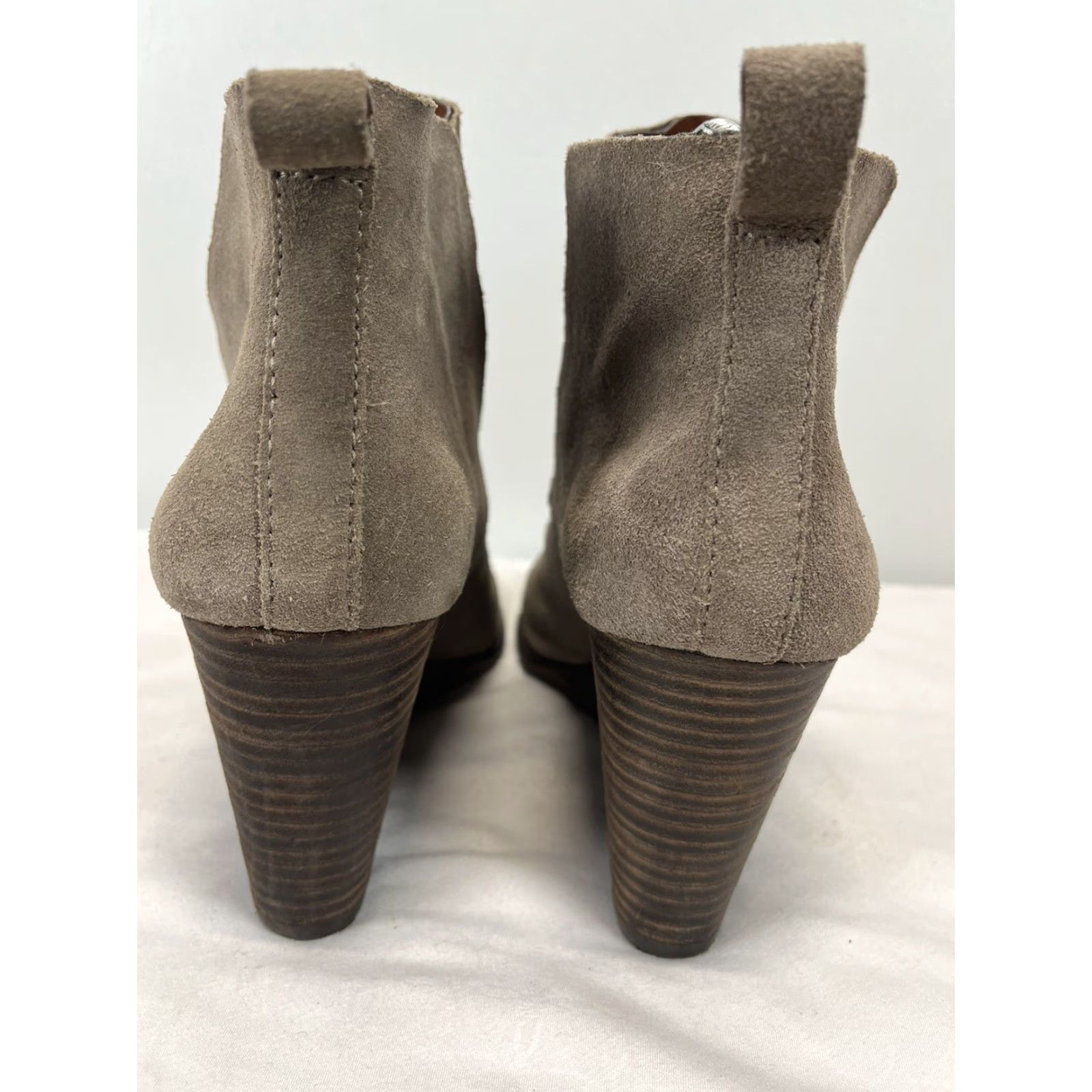 Lucky Brand Lucky Brand Tamer Wedge Boot Bootie Women Sz 10 Gray Suede Ankle Pull On Womens Size US 10 / IT 40 - 4 Thumbnail