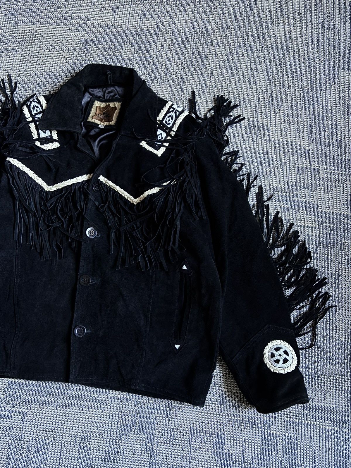 Genuine Leather Vintage Street Wear Y2K Western Leather Cowboy Jacket Size US L / EU 52-54 / 3 - 3 Thumbnail