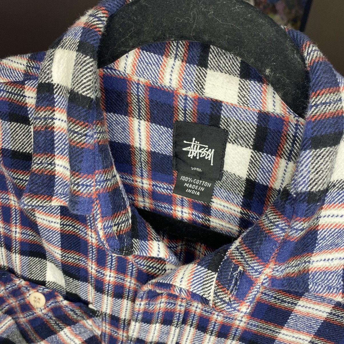 Stussy × Vintage STUSSY PLAID FLANNEL Size US S / EU 44-46 / 1 - 3 Thumbnail