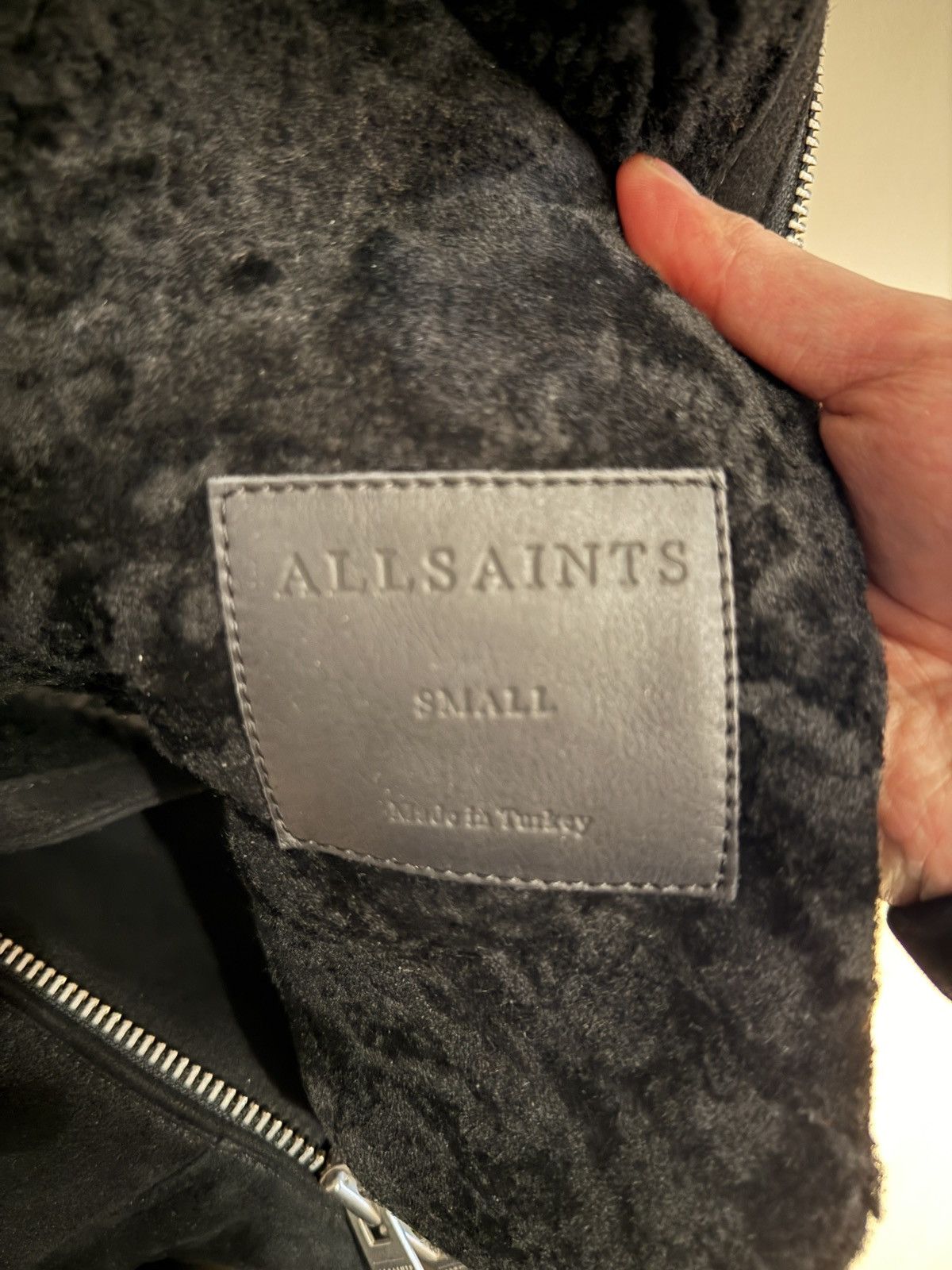 Allsaints AllSaints Byward Shearling Coat - Black - Small Size US S / EU 44-46 / 1 - 5 Thumbnail
