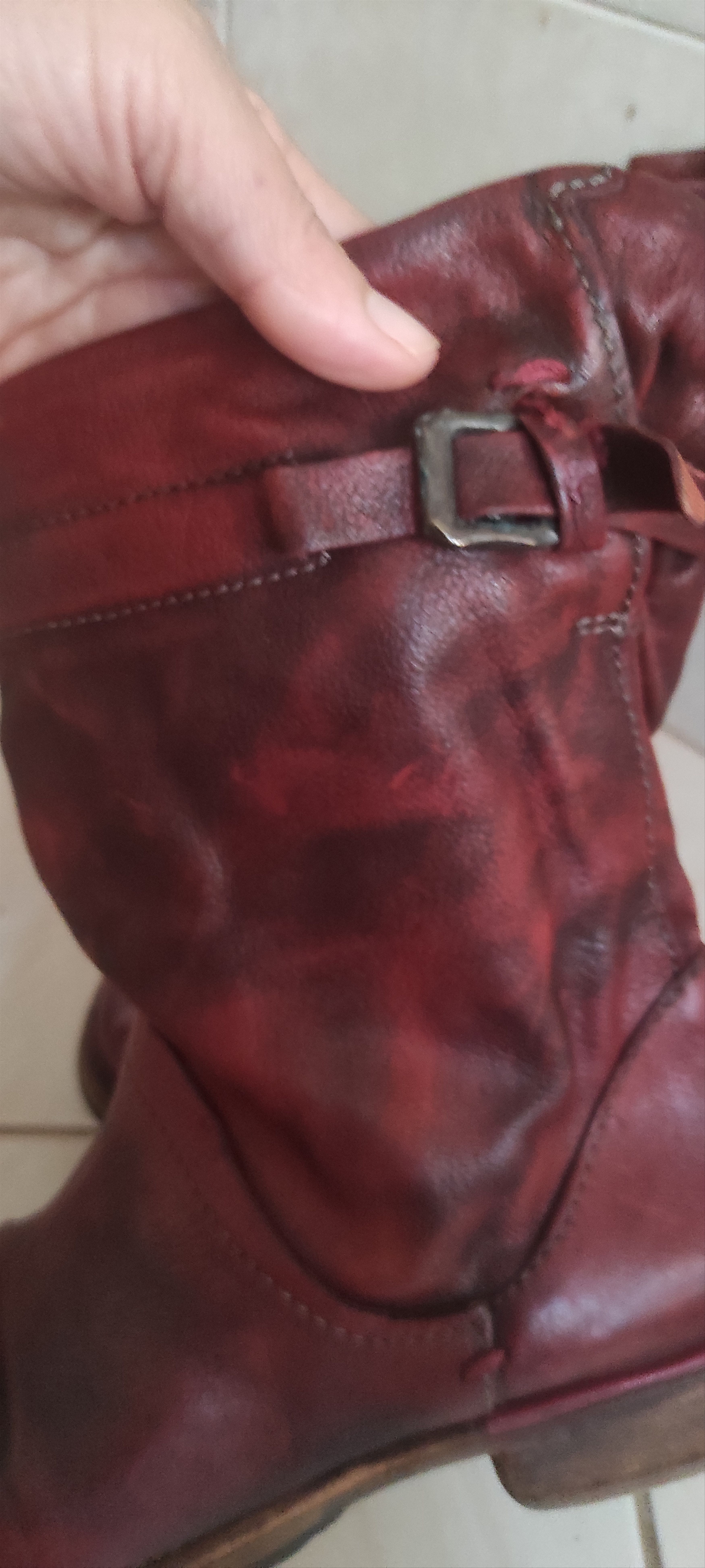 A.S.98 Airstep Ladies Avant-Garde Leather Combat Boots Shoes Size US 10.5 / IT 40.5 - 9 Thumbnail
