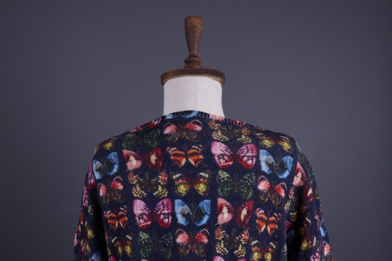Designer Princess Goes Hollywood Allover Wool Knit Sweater Size 40 Size M / US 6-8 / IT 42-44 - 7 Thumbnail