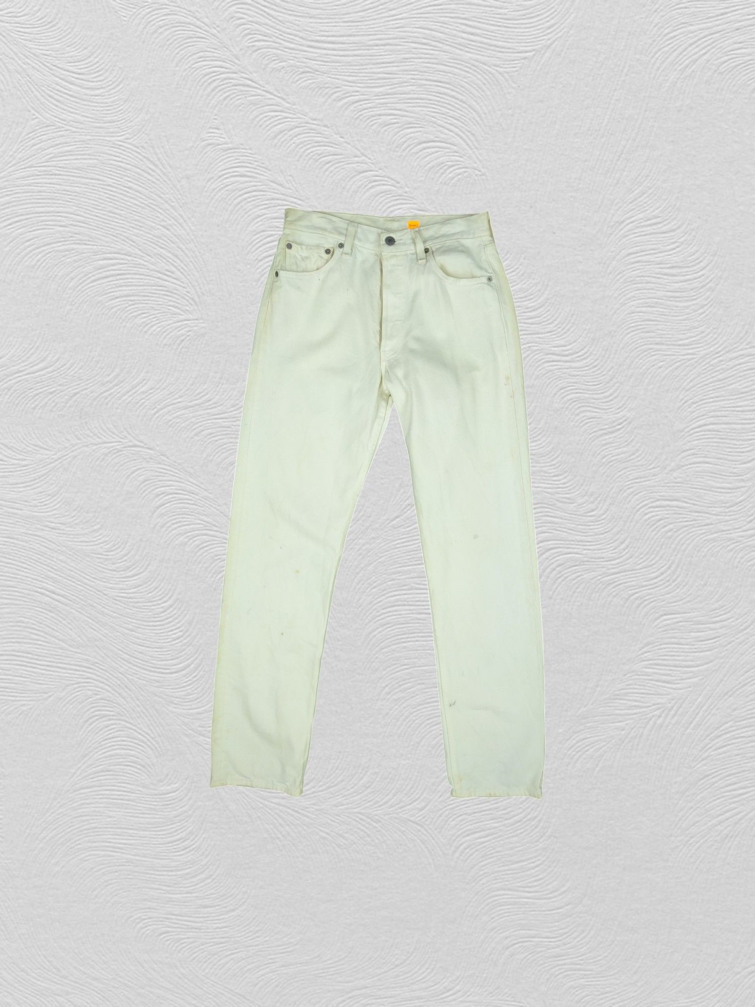 Levi's 90s White Vintage Levi's 501 Denim 27x31.5 -JN427 Size US 27 - 1 Thumbnail