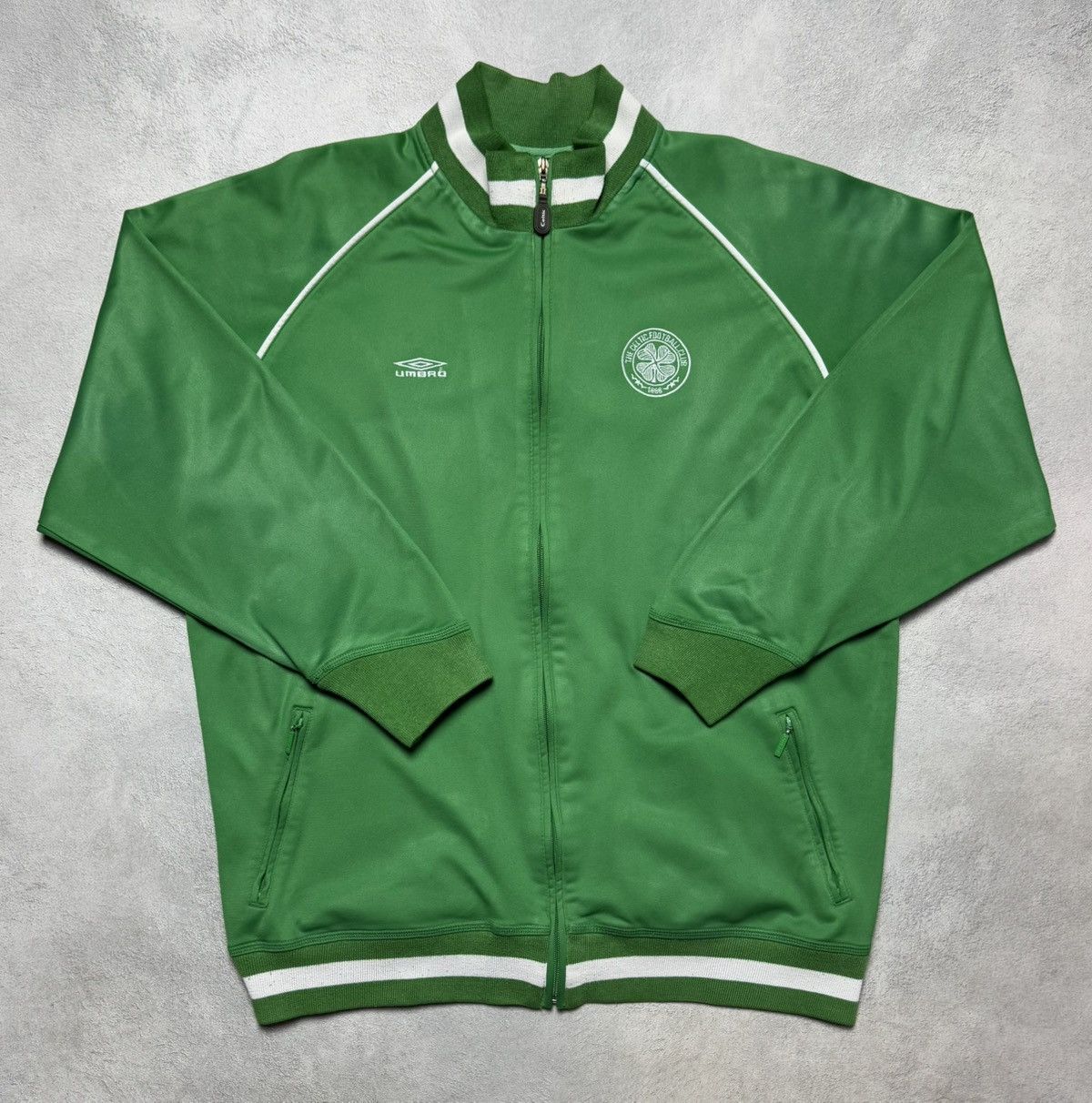 Celtic 2000 2001 Football Soccer Track Jacket Umbro