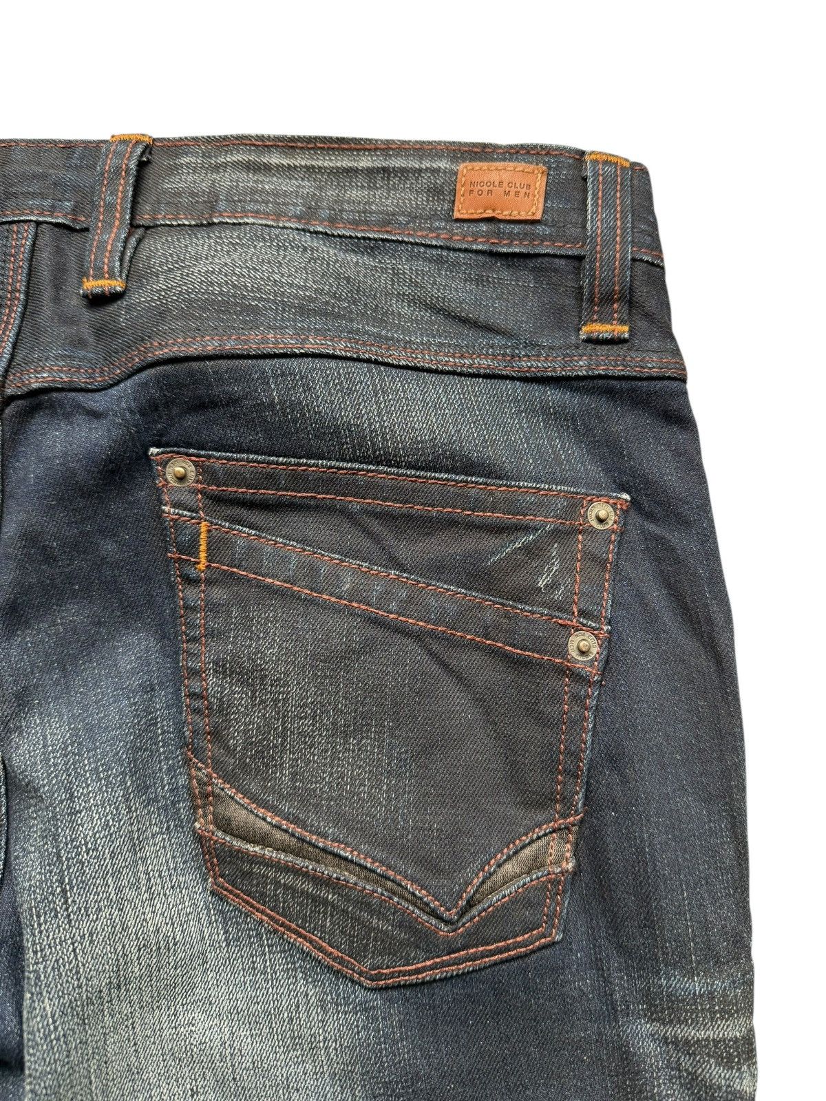 Nicole Club Flared Jeans Sick Nicole Club Claumark Distressed Denim. Size US 35 - 11 Thumbnail