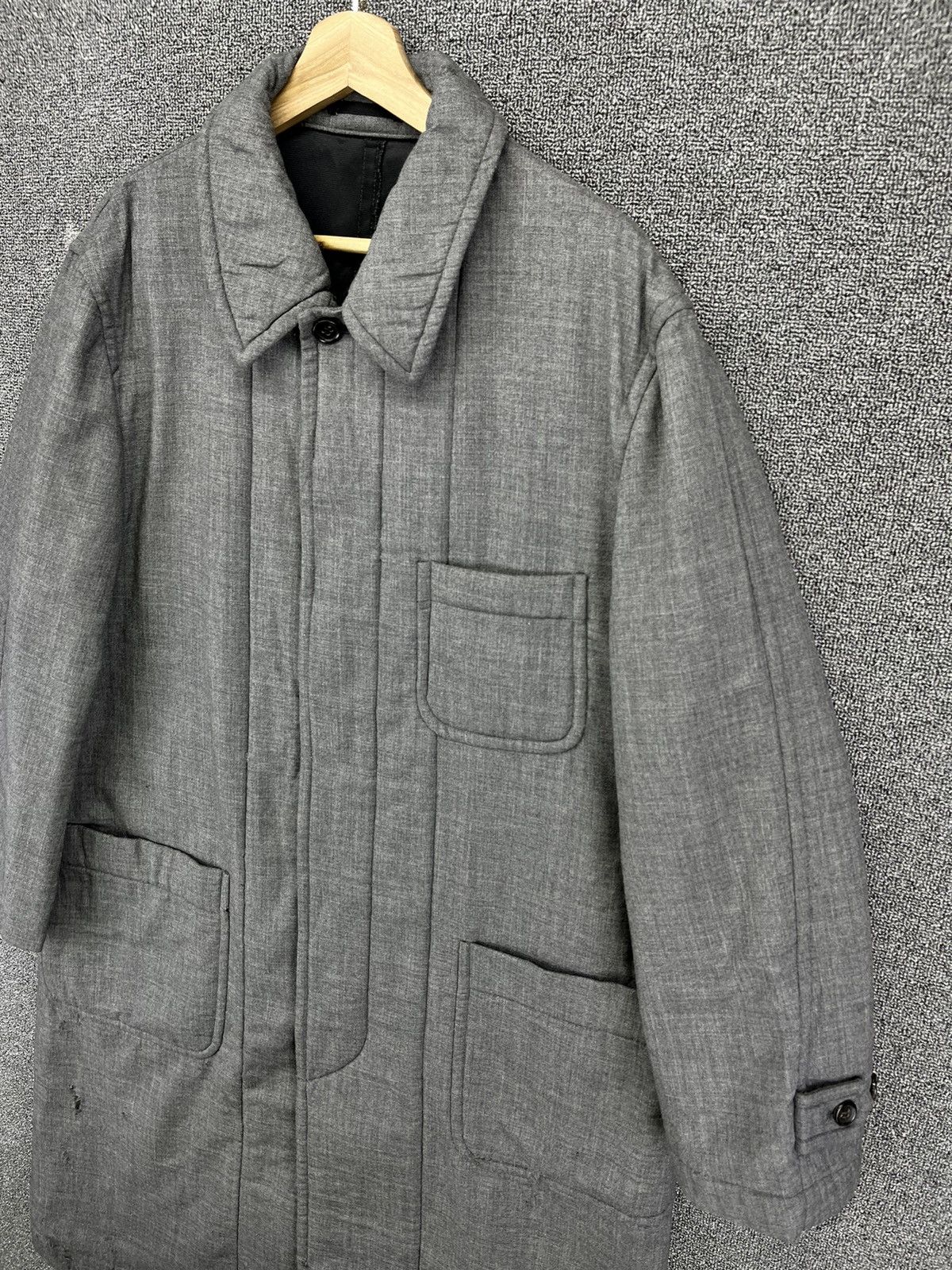 Comme des Garcons Homme Vintage 90s Comme Des Garcons Homme Distressed Long Jacket Size US M / EU 48-50 / 2 - 7 Thumbnail