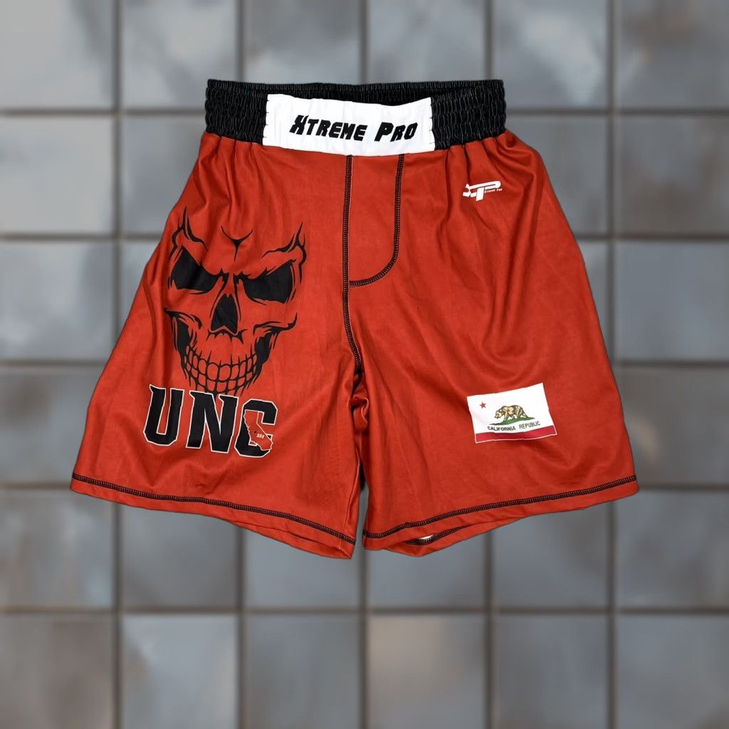 Vintage VINTAGE Xtreme Pro Gear MMA Training Shorts Adult Small 26” Orange EUC Size US 29 - 1 Thumbnail
