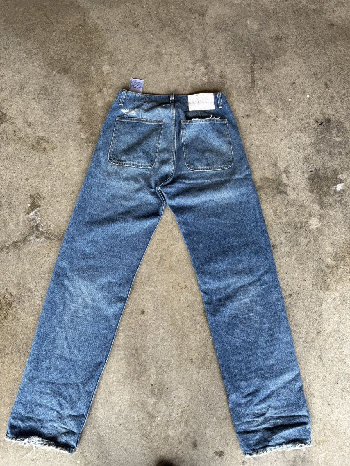 Maison Margiela MM6 Distressed Baggy Jeans