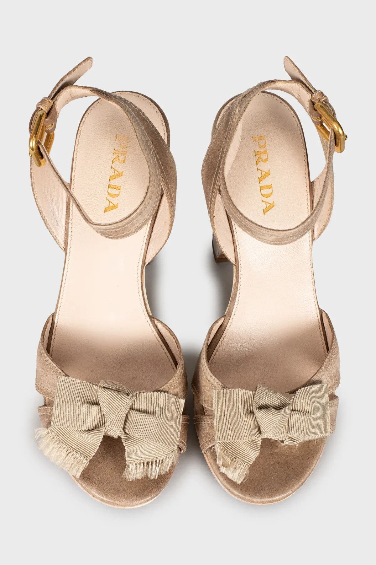 Prada Prada Leather sandal Size US 7.5 / IT 37.5 - 3 Thumbnail