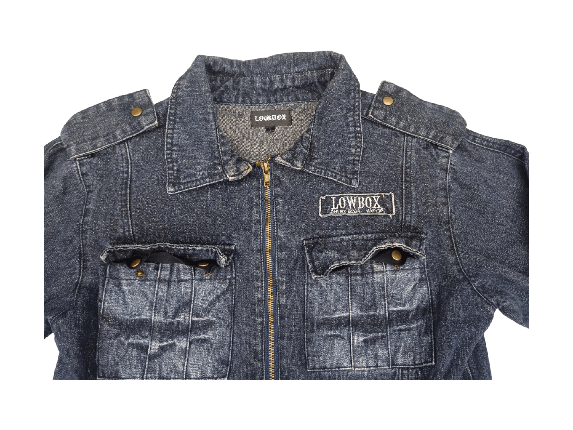 LOWBOX Lowbox 2002 Tactical Multipocket Punk Style Overall Jeans Size US 34 / EU 50 - 9 Thumbnail