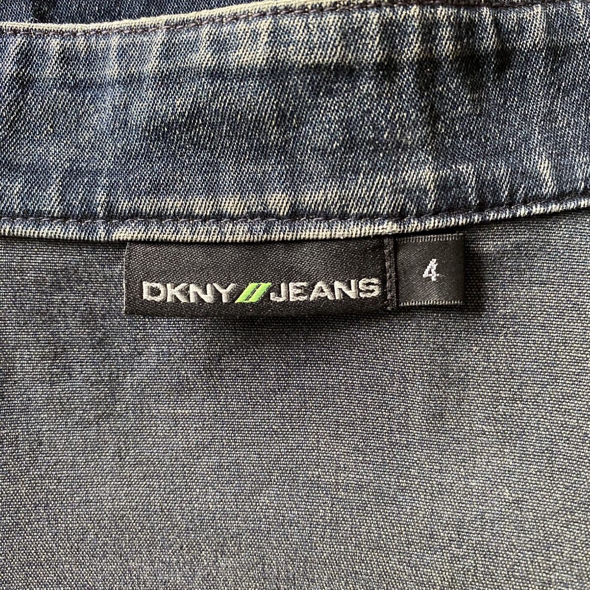 DKNY DKNY JEANS Denim Zip-Up Stand Collar Shirt Size S / US 4 / IT 40 - 8 Thumbnail