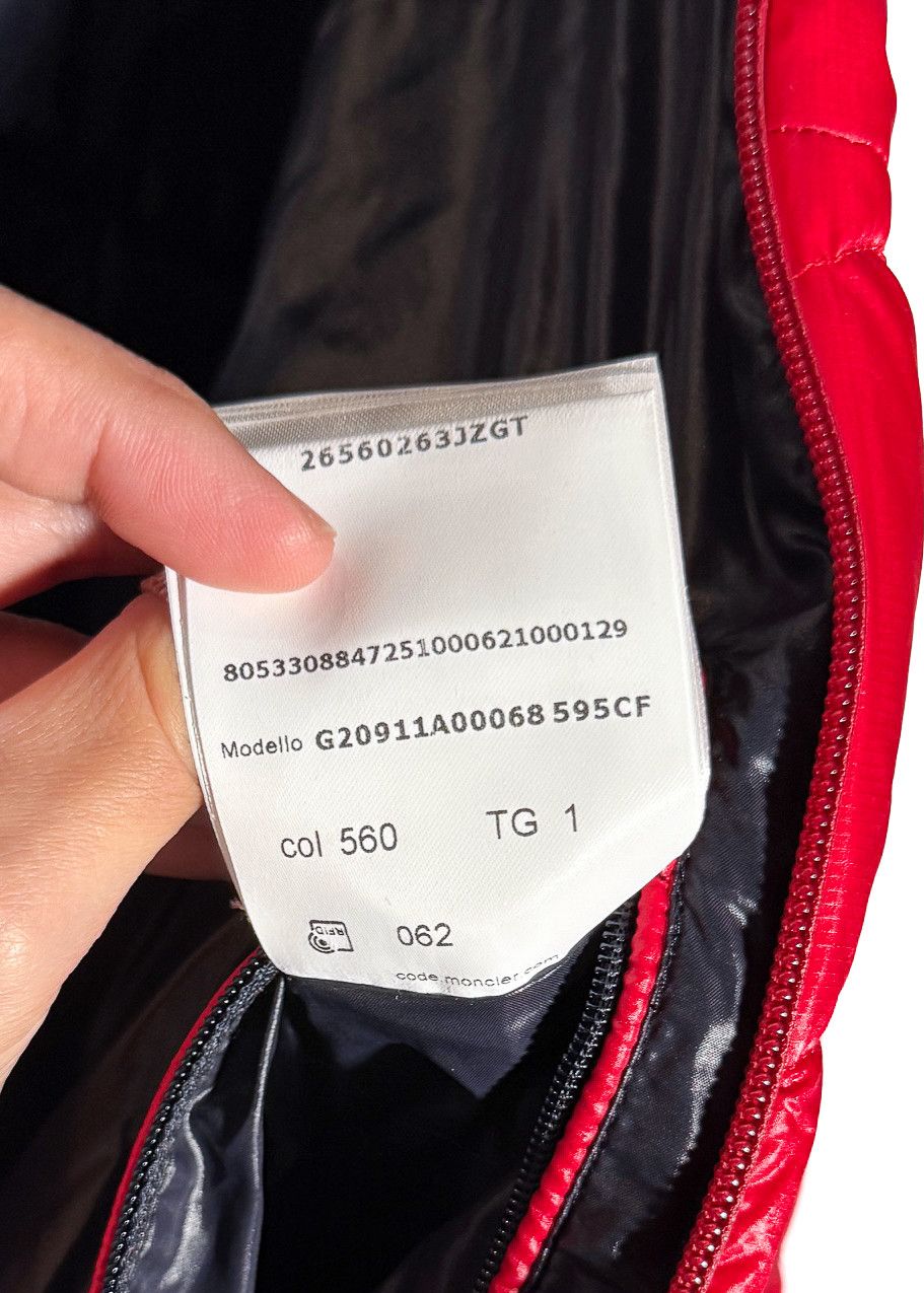 Moncler Moncler Red Hanin Quilted Down Puffer Jacket Size US S / EU 44-46 / 1 - 13 Thumbnail