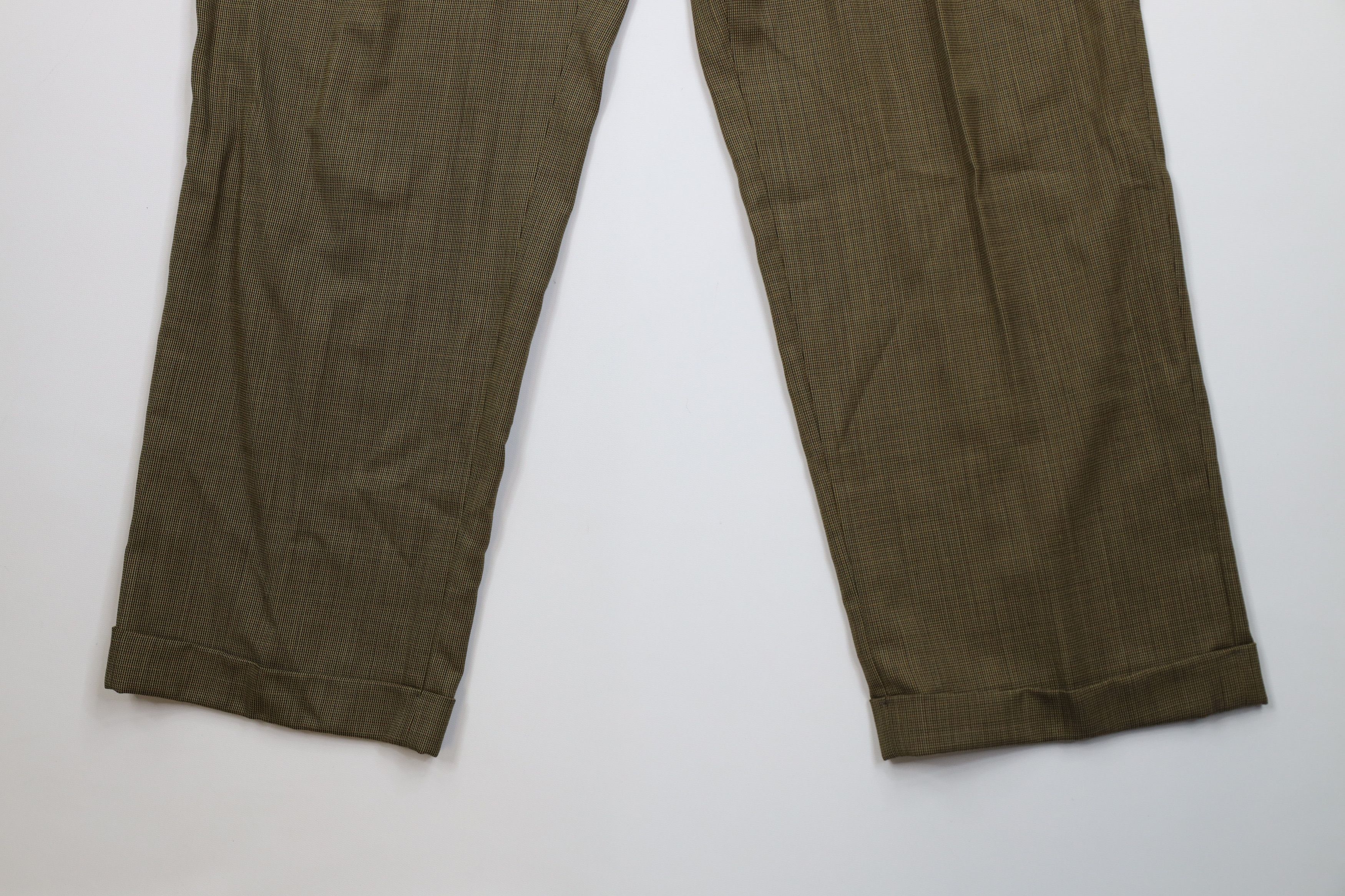 Ralph Lauren Vintage 90s Ralph Lauren Wide Leg Chino Pants Plaid Size US 36 / EU 52 - 4 Thumbnail