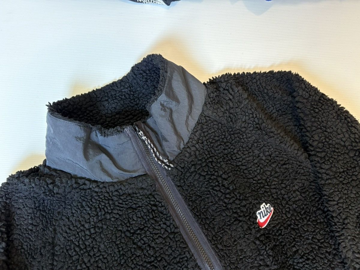 Nike Nike Heritage Sherpa Fleece Jacket Size US XL / EU 56 / 4 - 4 Thumbnail