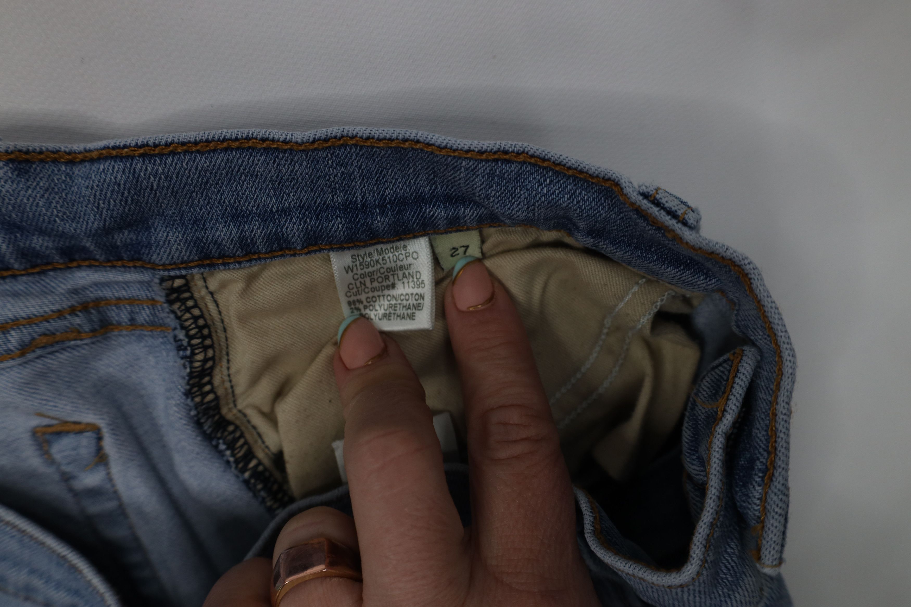 Rag & Bone rag & bone Low Rise Cropped Boyfriend Fit The Dre Jeans Blue Size 27" / US 4 / IT 40 - 8 Thumbnail