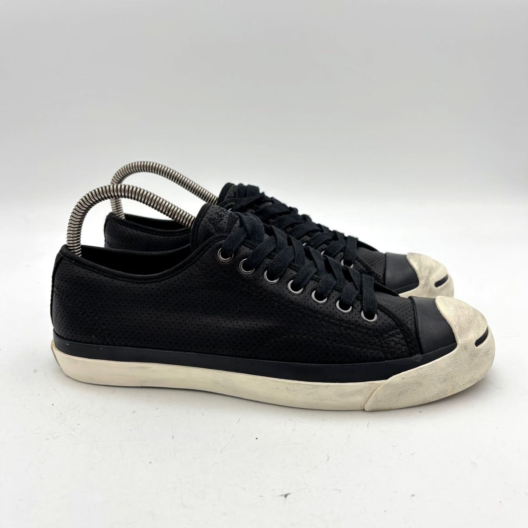 Converse Converse Jack Purcell John Varvatos Limited Edition Sneakers Leather Men 8.5 Black Mens Size US 9 / EU 42 - 3 Thumbnail