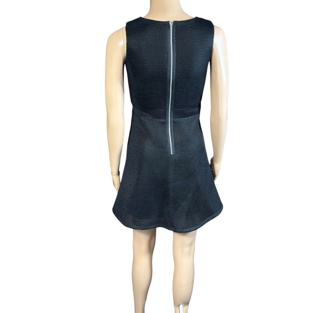 Other NWT New $200 David Charles Perforated Scuba Circle Skirt Dr Size XS / US 0-2 / IT 36-38 - 4 Thumbnail