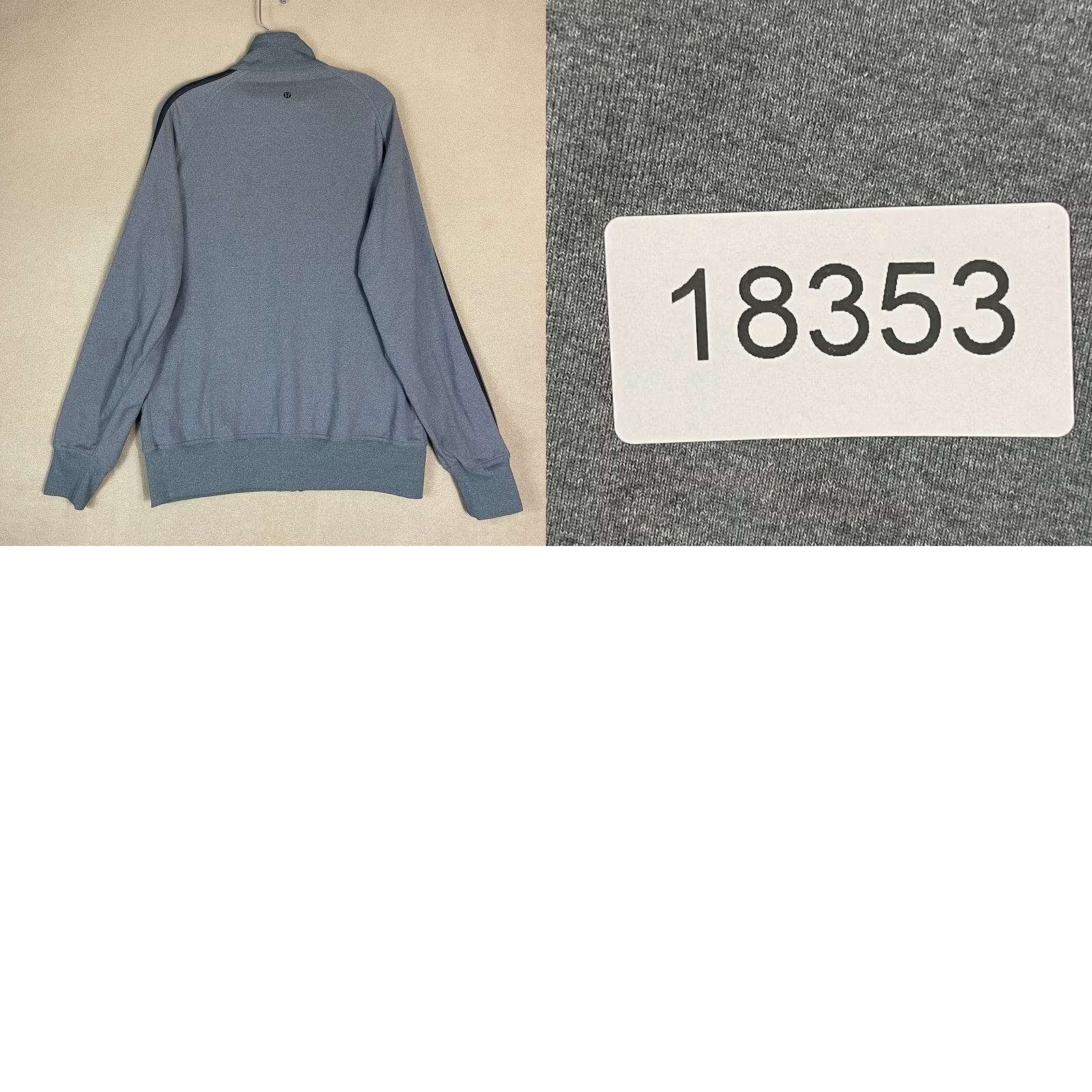 Lululemon Lululemon Jacket Mens XL Gray Kung Fu II Full Zip Athletic Mock Neck Regular Fit Size US XL / EU 56 / 4 - 8 Thumbnail