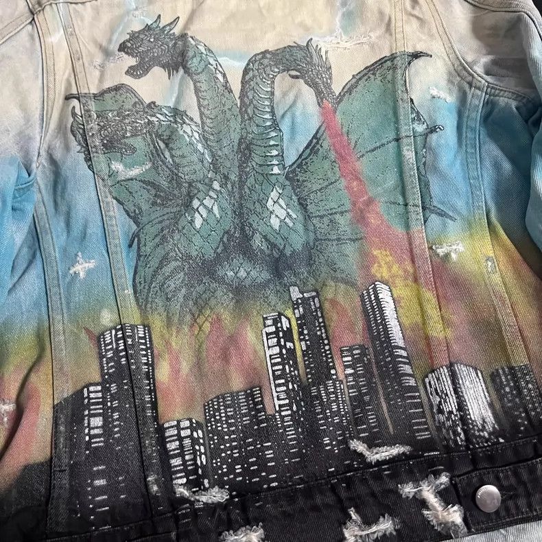 Amiri Amiri 19SS Vintage Airbrush Hollywood Trucker Jacket Size US M / EU 48-50 / 2 - 4 Thumbnail