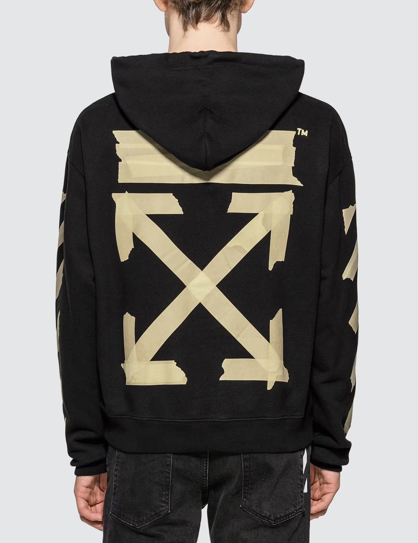 Off-White Black Tape Arrows Logo Hoodie Size US L / EU 52-54 / 3 - 4 Thumbnail