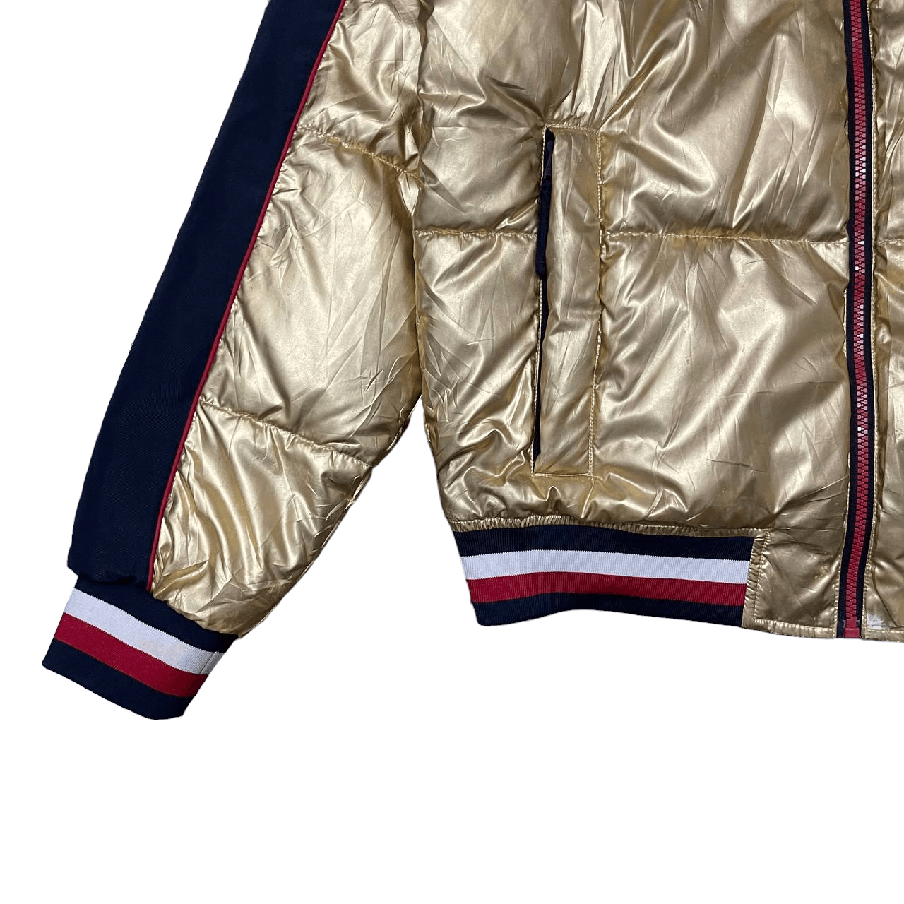 Tommy Hilfiger Vintage Tommy Hillfiger Puffer Down Jacket Gold Size US S / EU 44-46 / 1 - 3 Thumbnail