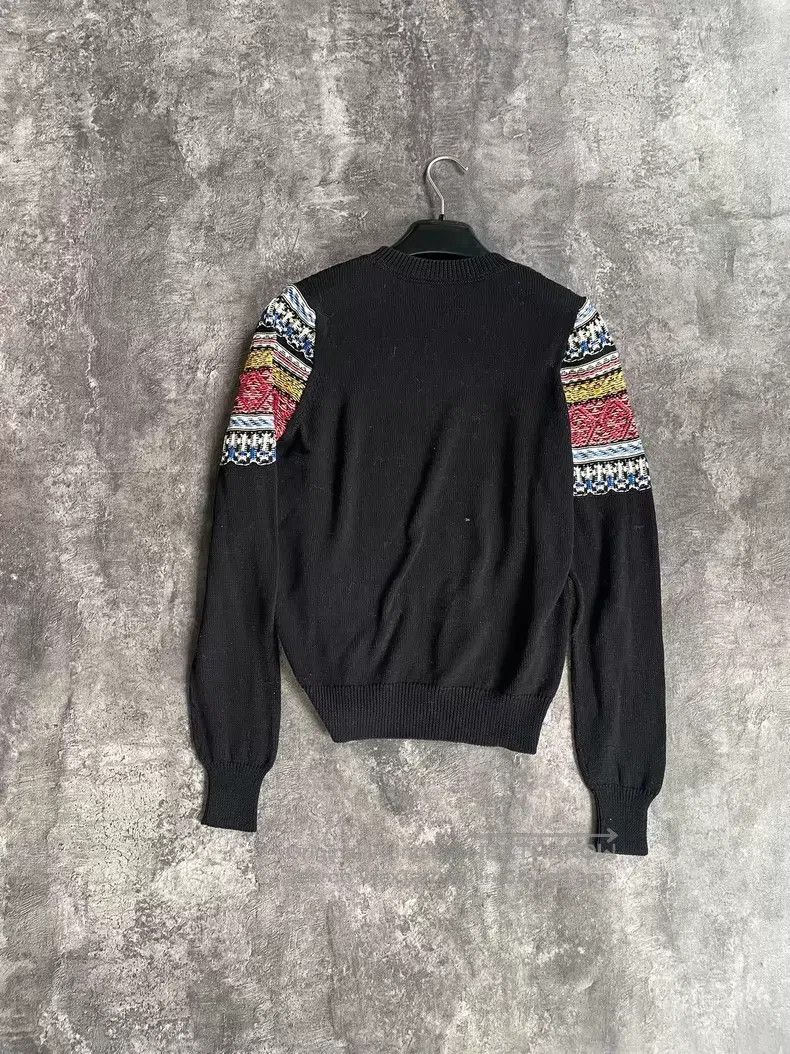 Saint Laurent Paris Saint Laurent Paris Ethnic Knit Shoulder Sleeve Top Size US XS / EU 42 / 0 - 2 Thumbnail