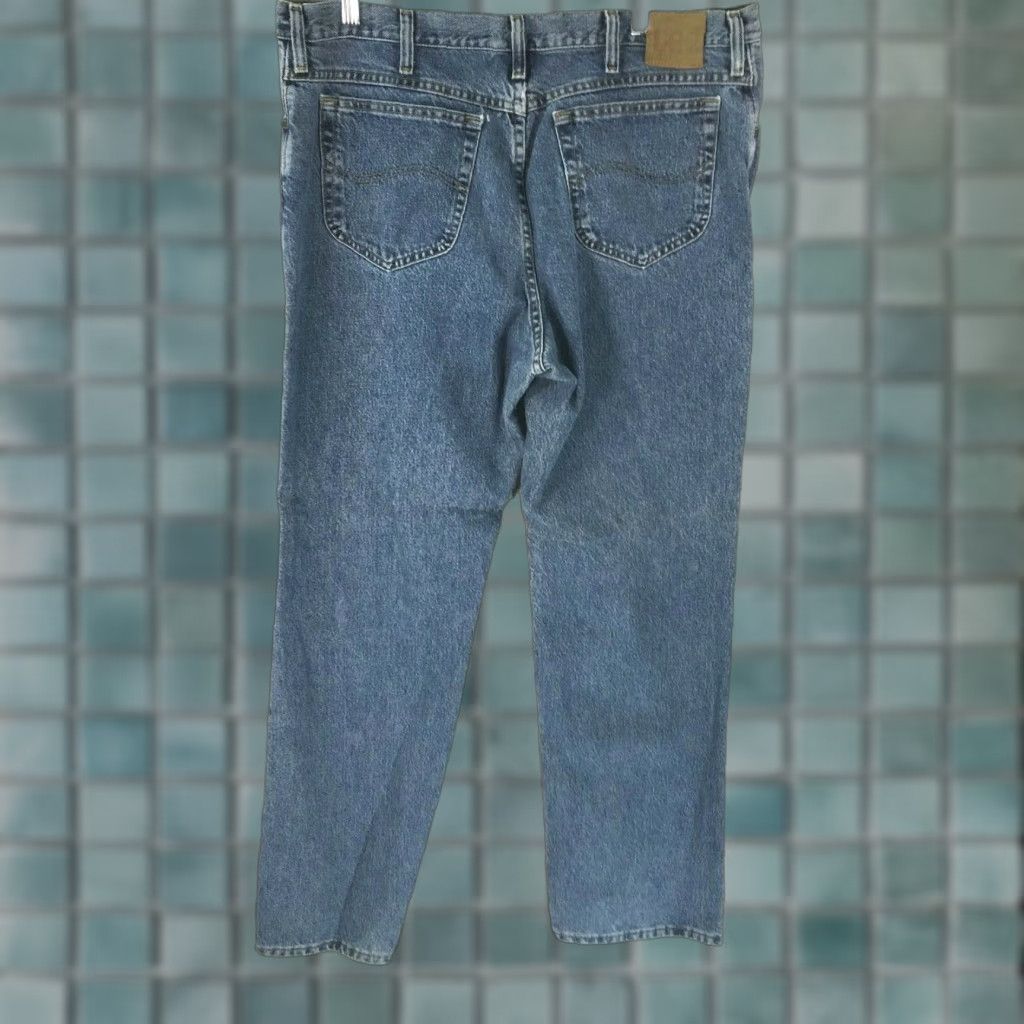 Lee Lee Jeans Womens Straight Jeans 40X32 Blue 5-Pocket Design Stretch Size 27" / US 4 / IT 40 - 1 Thumbnail