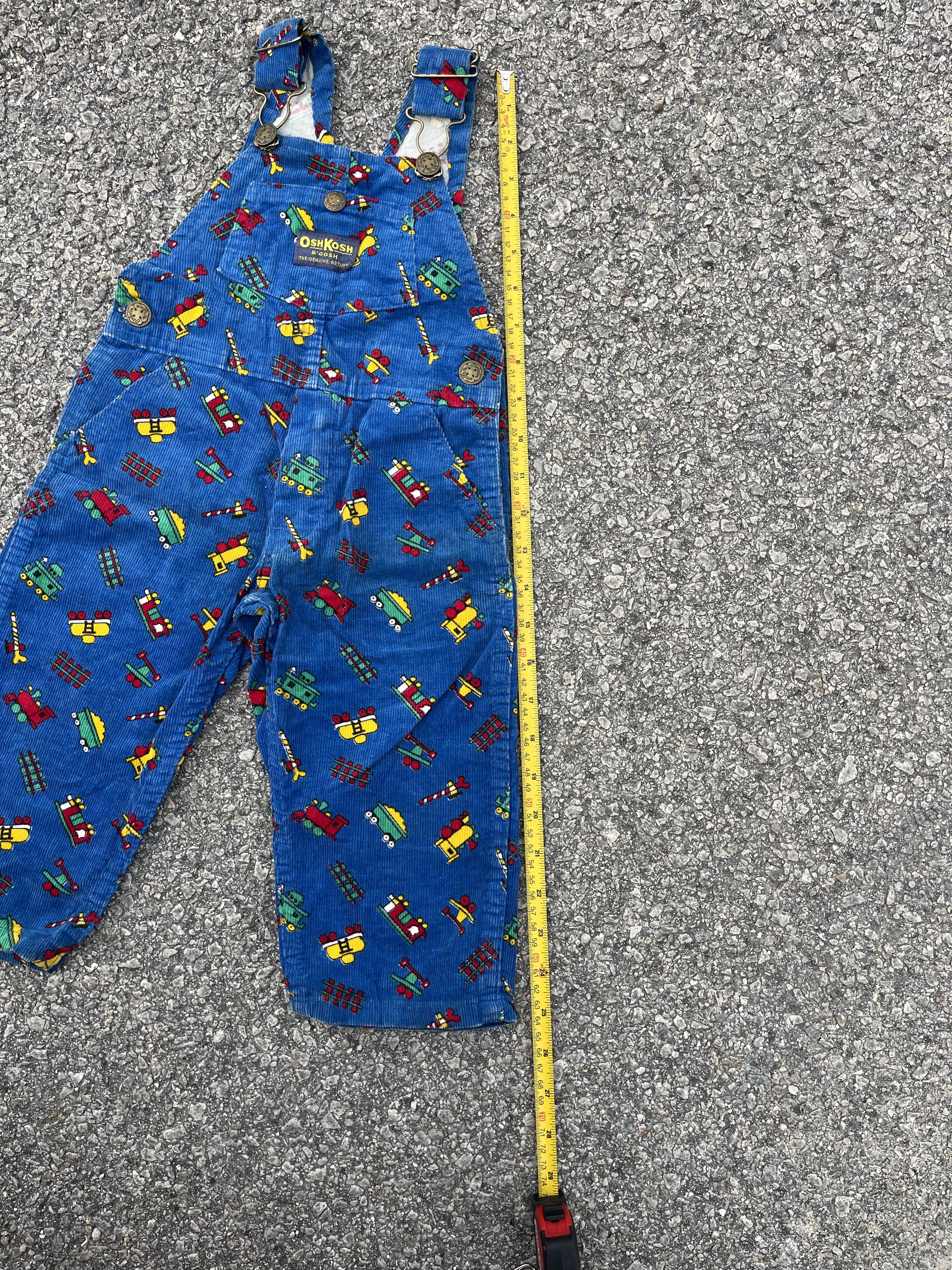 Oshkosh Vintage 70s Toddler OSHKOSH Corduroy Mini Train Size US 26 / EU 42 - 11 Thumbnail