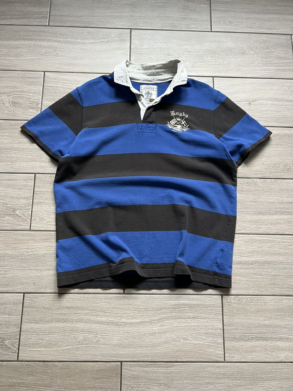 Polo Ralph Lauren VINTAGE POLO RALPH LAUREN RUGBY T SHIRT TEE BIG LOGO Size US XL / EU 56 / 4 - 1 Thumbnail